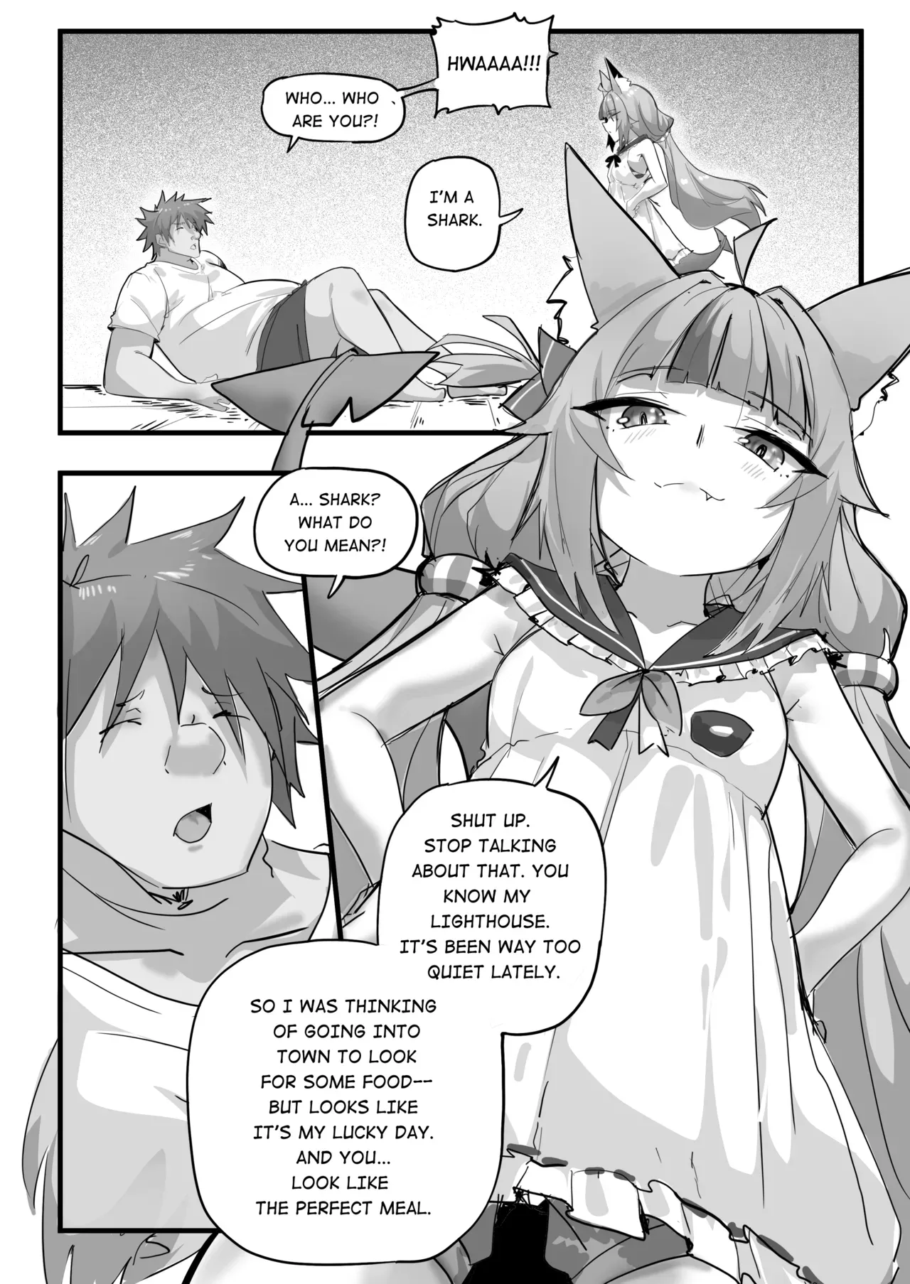 [atheru] Ia benar-benar Datang Ke Rumah | That person actually come at my house (Sameko Saba) [English] [Decensored] - Page 4