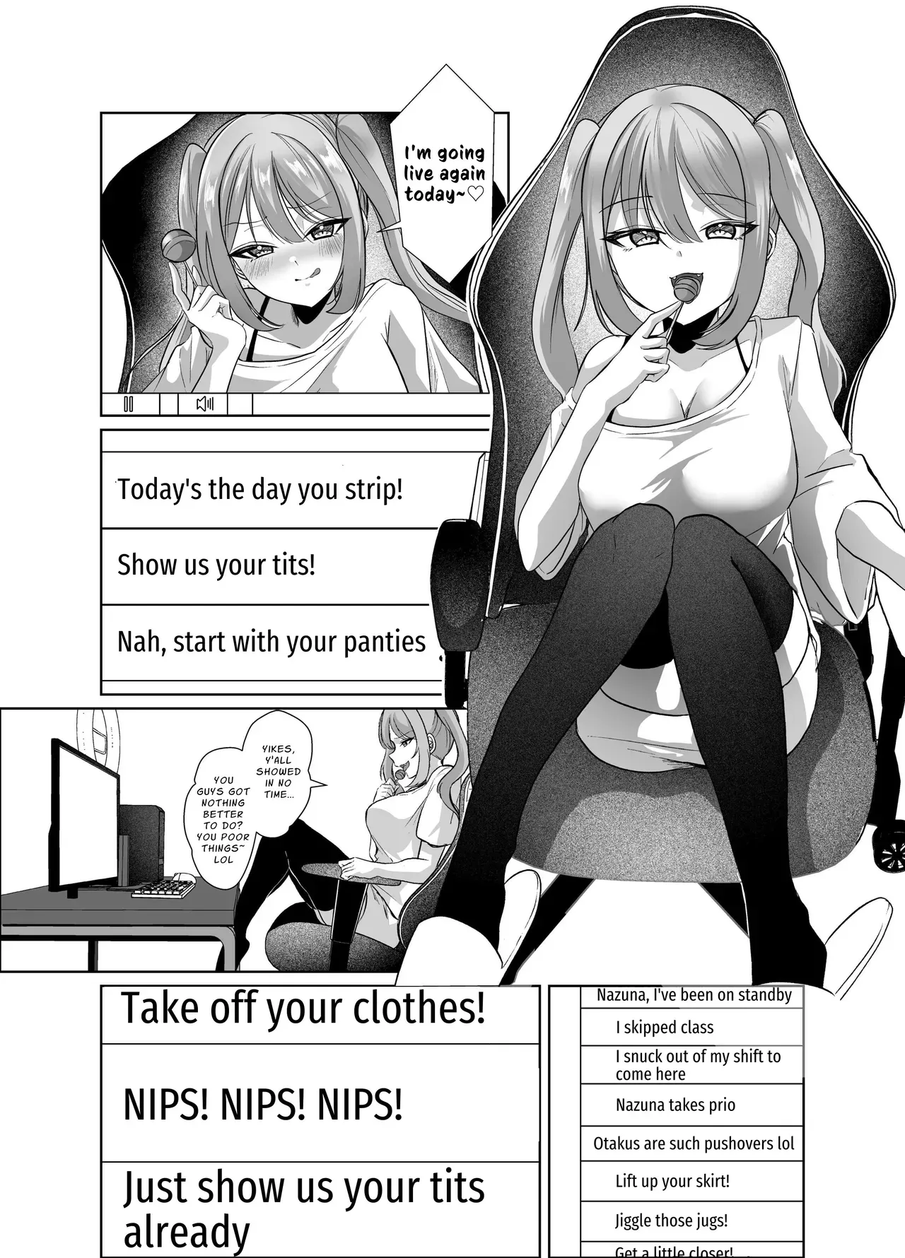[P&I (Kuru Bushi)] Yowa Yowa Otaku-kun ga Nazuna no Oppai Mireru Wake Nai Jyan w | No Way Some Weakling Otaku Can Perv At Nazuna's Tits lol [English] [Cunny Garden] - Page 3