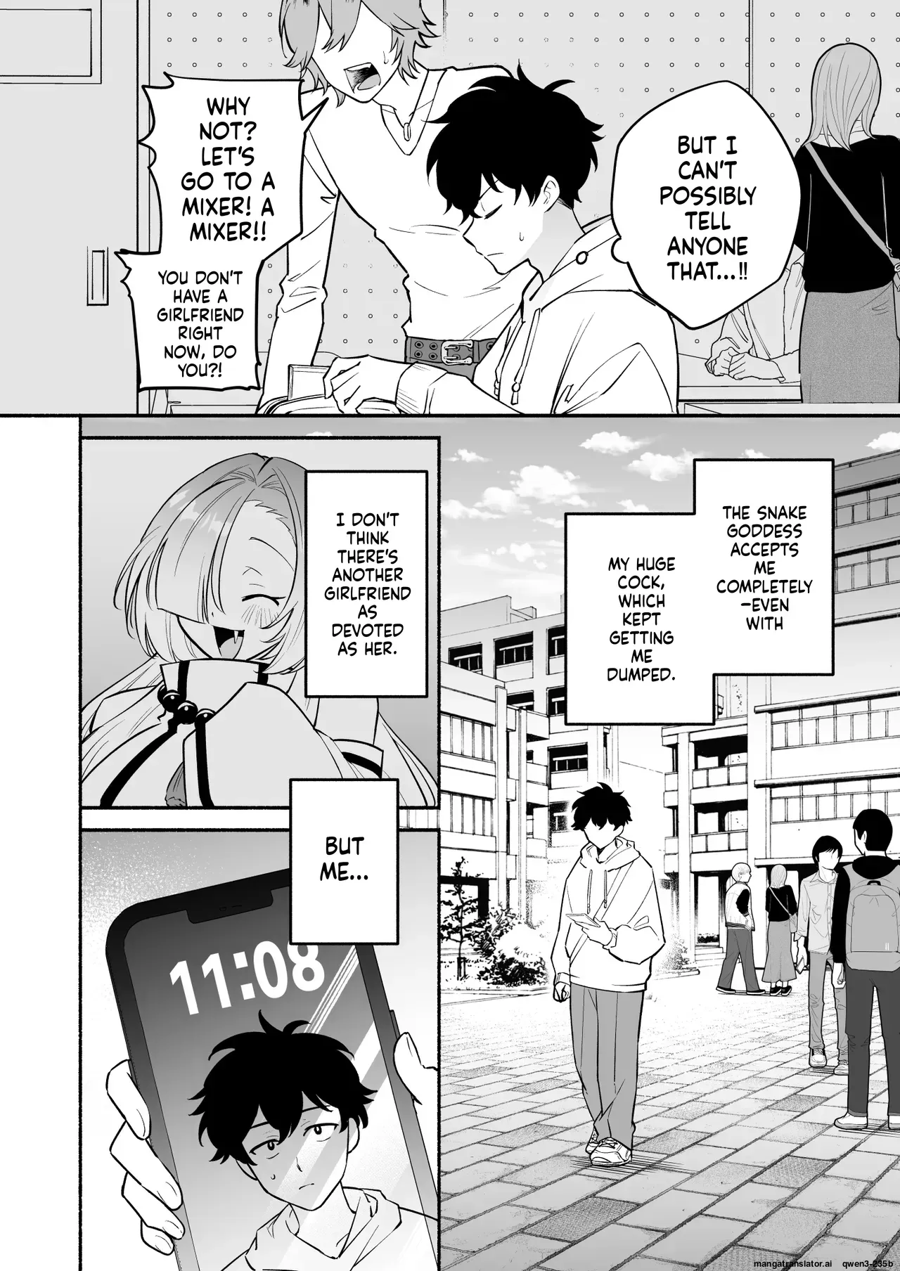 [Momofes (Oki Nagomi, Buki)] Hebigamisama ni Miirarete 2 [English] [SCANMTL] [Digital] - Page 4