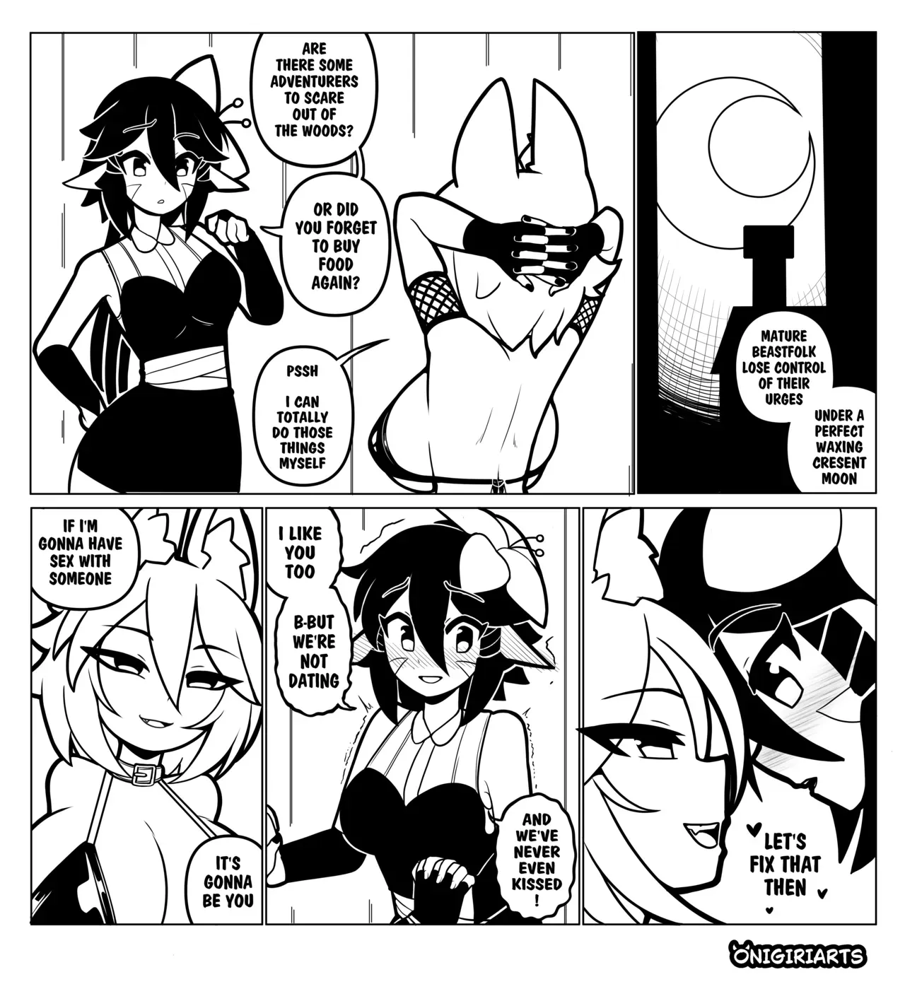 Mio x Iris Doujinshi ENGLISH (Monstergirl x Monstergirl-futanari) by Onigiriarts-Monstralgam - Page 4