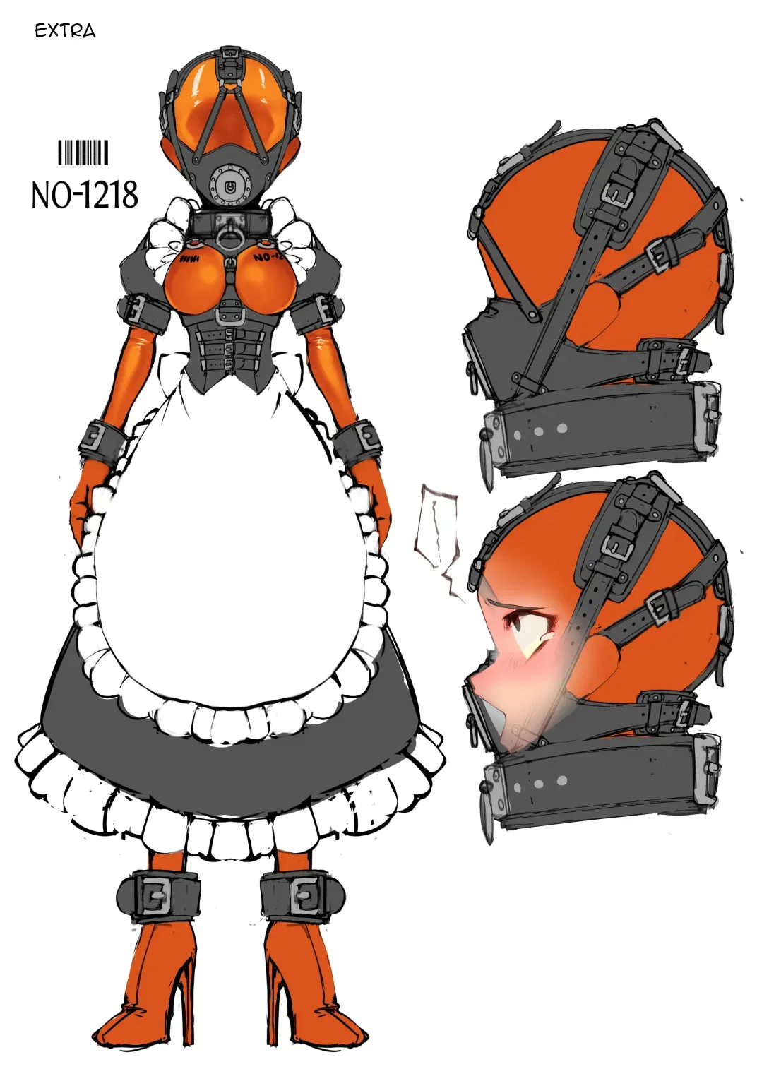 [Hitosaka] The Maid Who Toils in a Special Rubber Suit [English] - Page 9