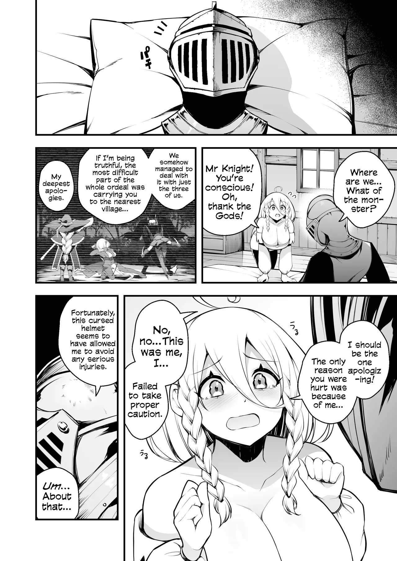 [Jisyakunyudo (Nanameno Hayuta)] The Apprentice Witch And The Cursed Dick | Minarai Majo to Noroi no Chinpo [English] [Cookie Cruncher] [Digital] - Page 9