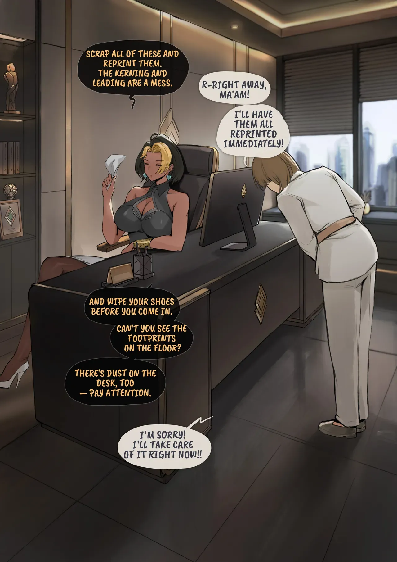 [FrozenSpiderLily] Domina | Executive & Submissive - Page 1