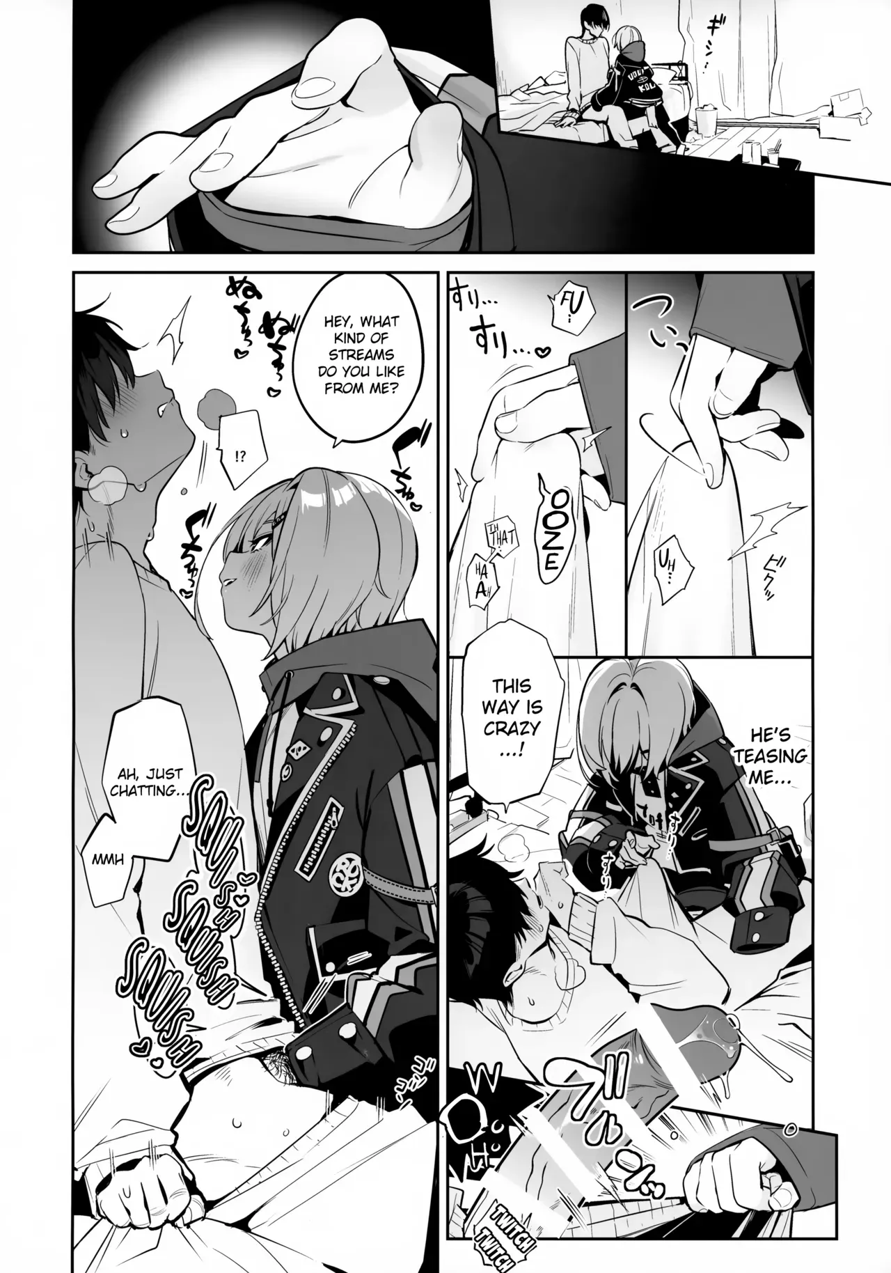 (#Nijisousaku 11) [Hamehame Service Area (Cr-R)] Ie ni Totte Kita Kou to Ecchi na Koto Suru Hon. (Uzuki Kou) [English] - Page 7