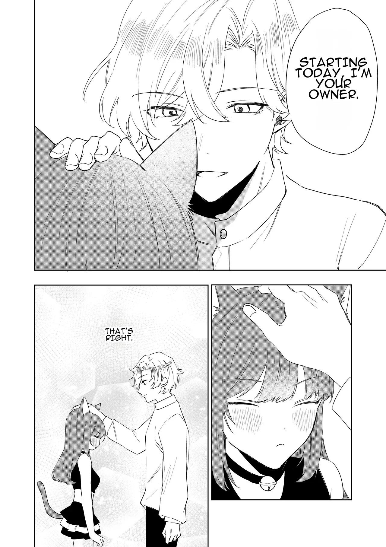 [Amulai Okashi Seisakusho (Hoshino Iro)] Boku ga TS Saserarete, Shiawasena Mesu Neko Toshite Kawareru Hanashi | The Story of How I Was Turned into a TS Woman and Kept as a Happy Female Cat - Page 9