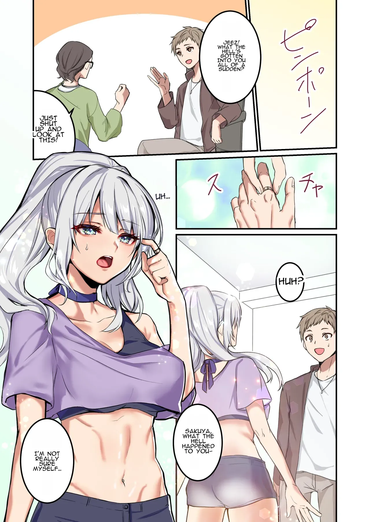 [TSF no F (Mugen no Sudadokei)] Ore ga Omae no Yome de Omae ga Ore no Yome de ~ Kasutamudouru de Engeiji ~ | I'm Your Wife And You're My Wife ~ Engaged With a Custom Doll ~ - Page 7