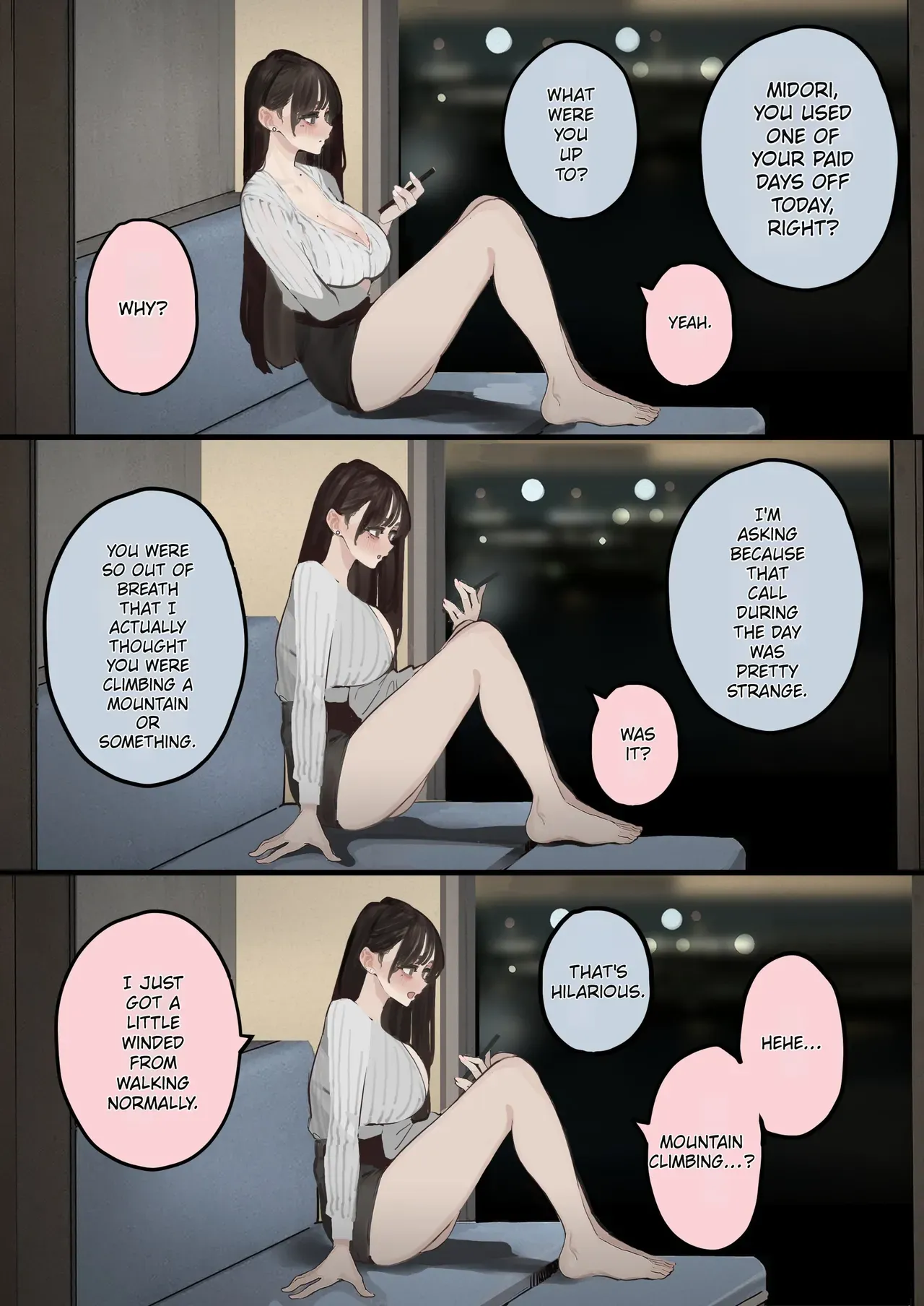 [September (Sanku)] Hamedori Ryuushutsu no Tsuma, Deepfake to Usobuku. | Wife Whose Sex Tape Was Leaked Claims It's a Deepfake. [English] [MTL] - Page 5