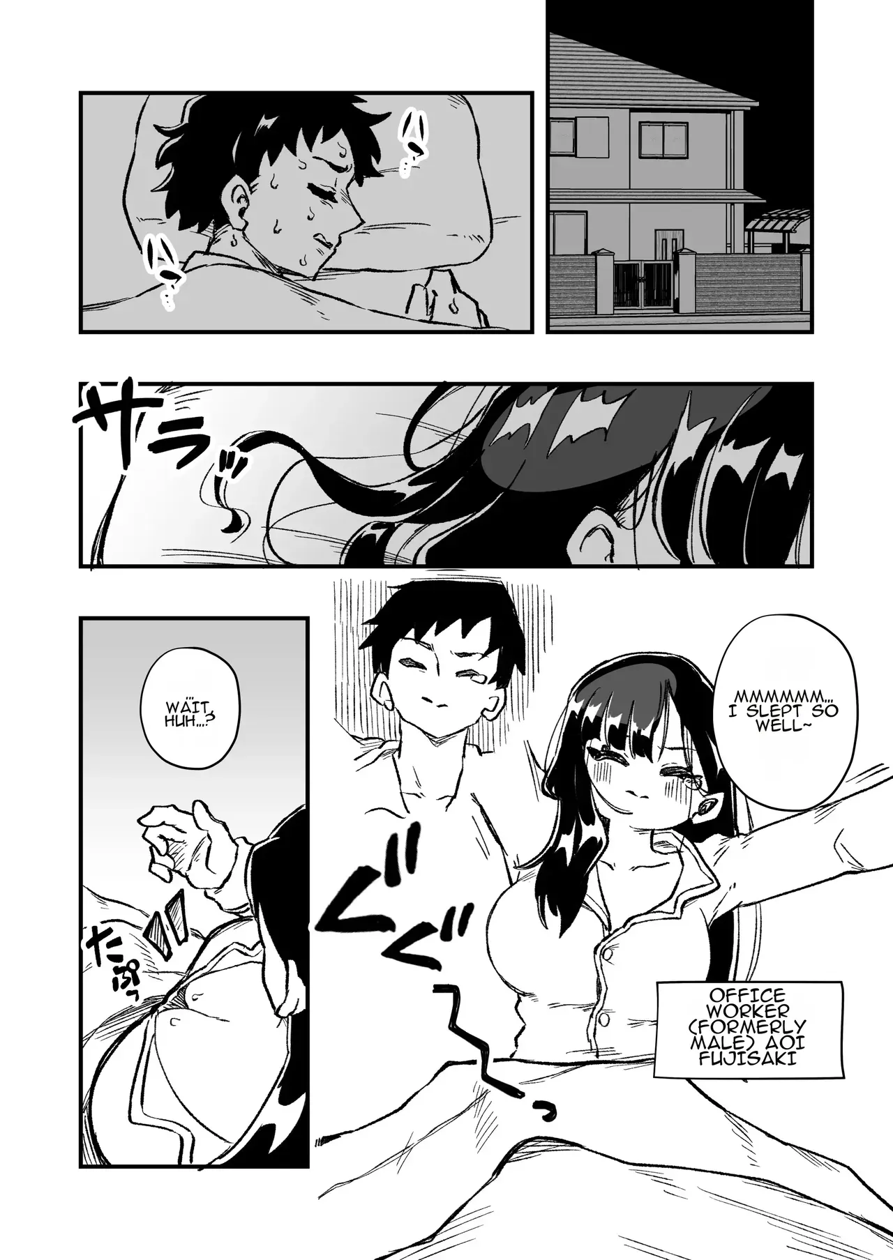 [Niello Kouzan (Niello KYO)] Nyotaika → Otto Shikkaku Uwaki Aite to no Dorei Musume e | Gender Swap → Disqualified as a Husband: Turned into a Slave Girl for His Wife's Lover - Page 3