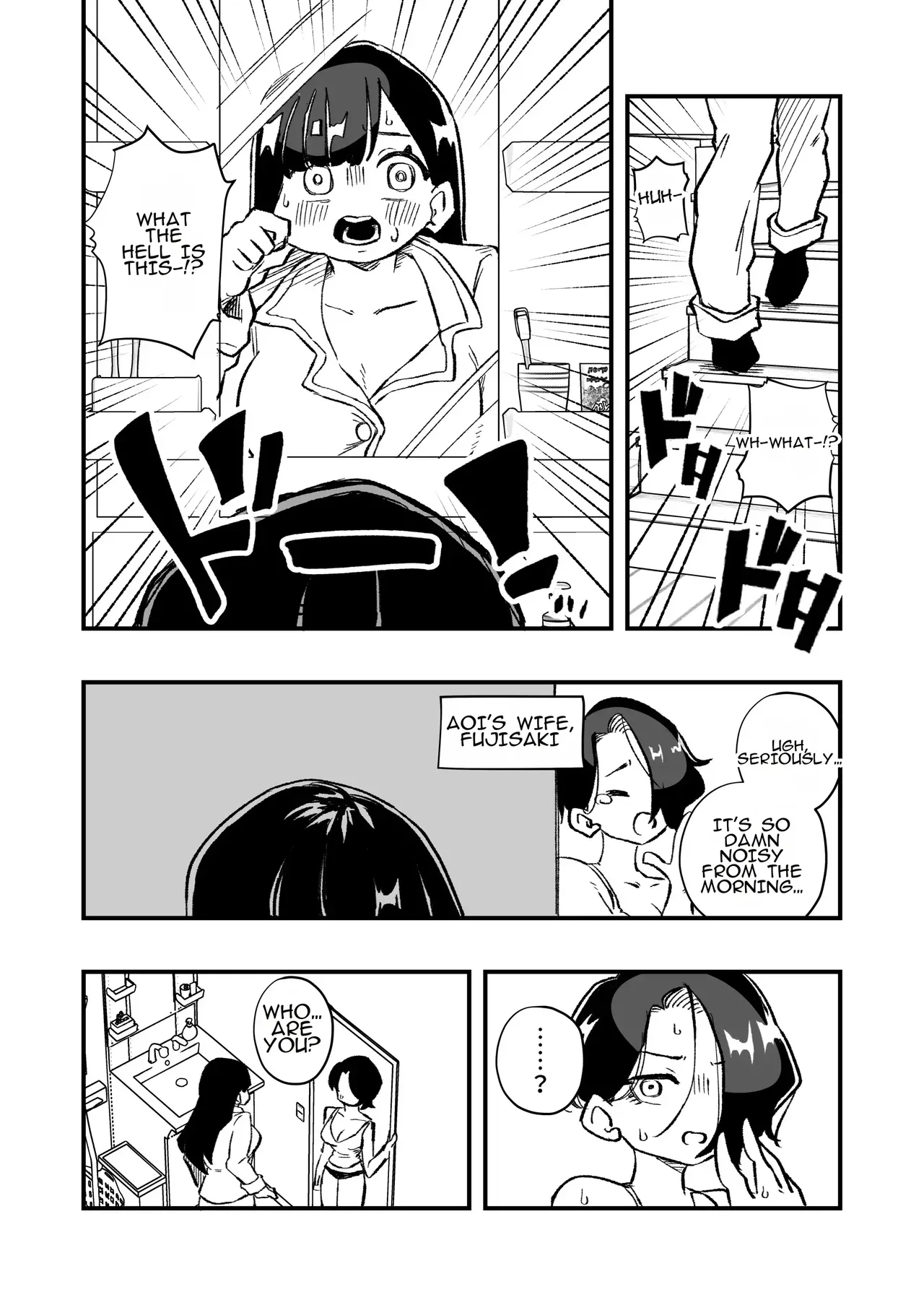 [Niello Kouzan (Niello KYO)] Nyotaika → Otto Shikkaku Uwaki Aite to no Dorei Musume e | Gender Swap → Disqualified as a Husband: Turned into a Slave Girl for His Wife's Lover - Page 4