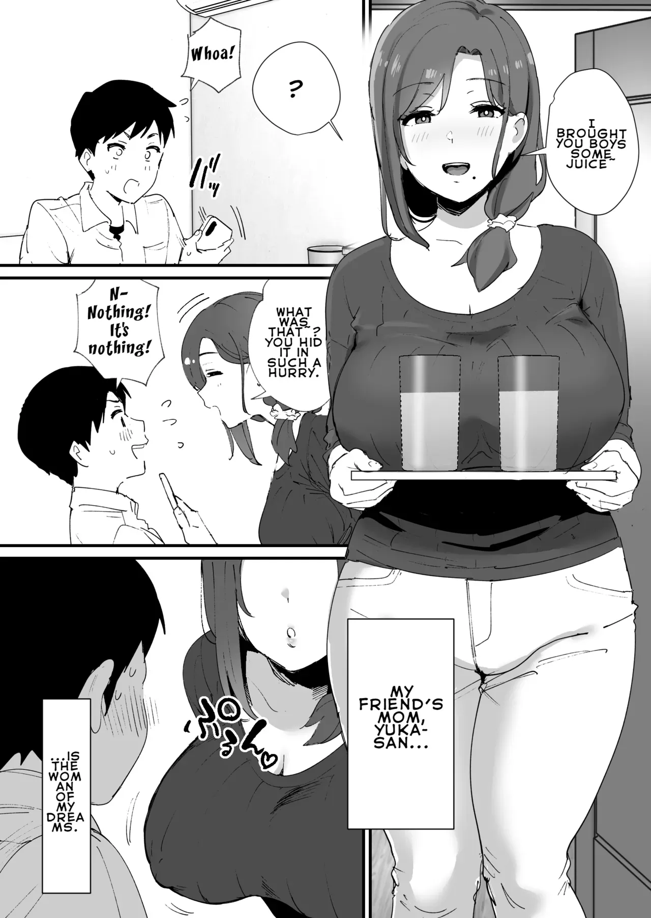 [Okuta Koubou (Okuta)] Akogare no Tomo Mama to Matching Shita Ken | The Time I Matched With My Admired Friend's Mom [English] [LKK•Scans] [Digital] - Page 3