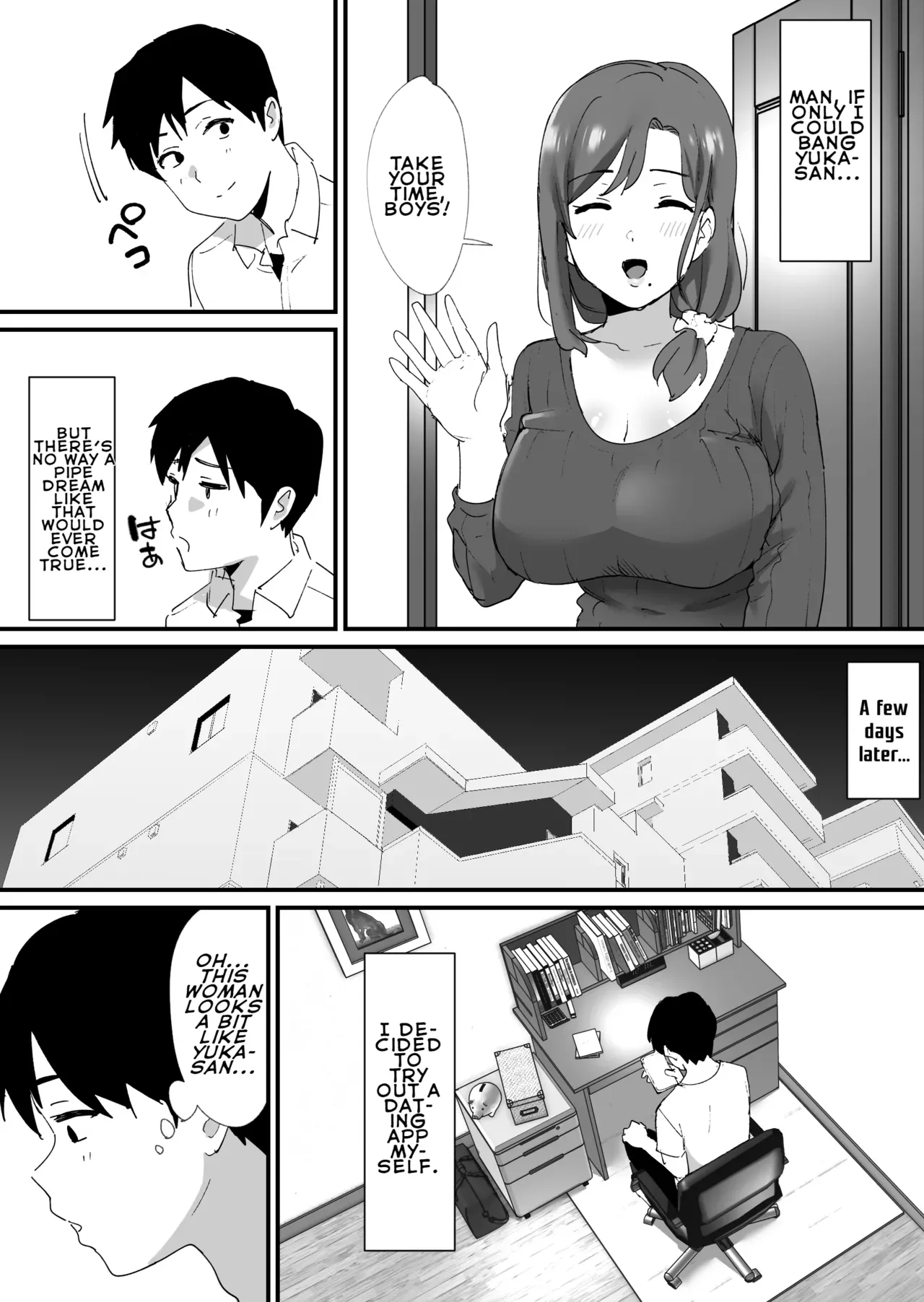 [Okuta Koubou (Okuta)] Akogare no Tomo Mama to Matching Shita Ken | The Time I Matched With My Admired Friend's Mom [English] [LKK•Scans] [Digital] - Page 5