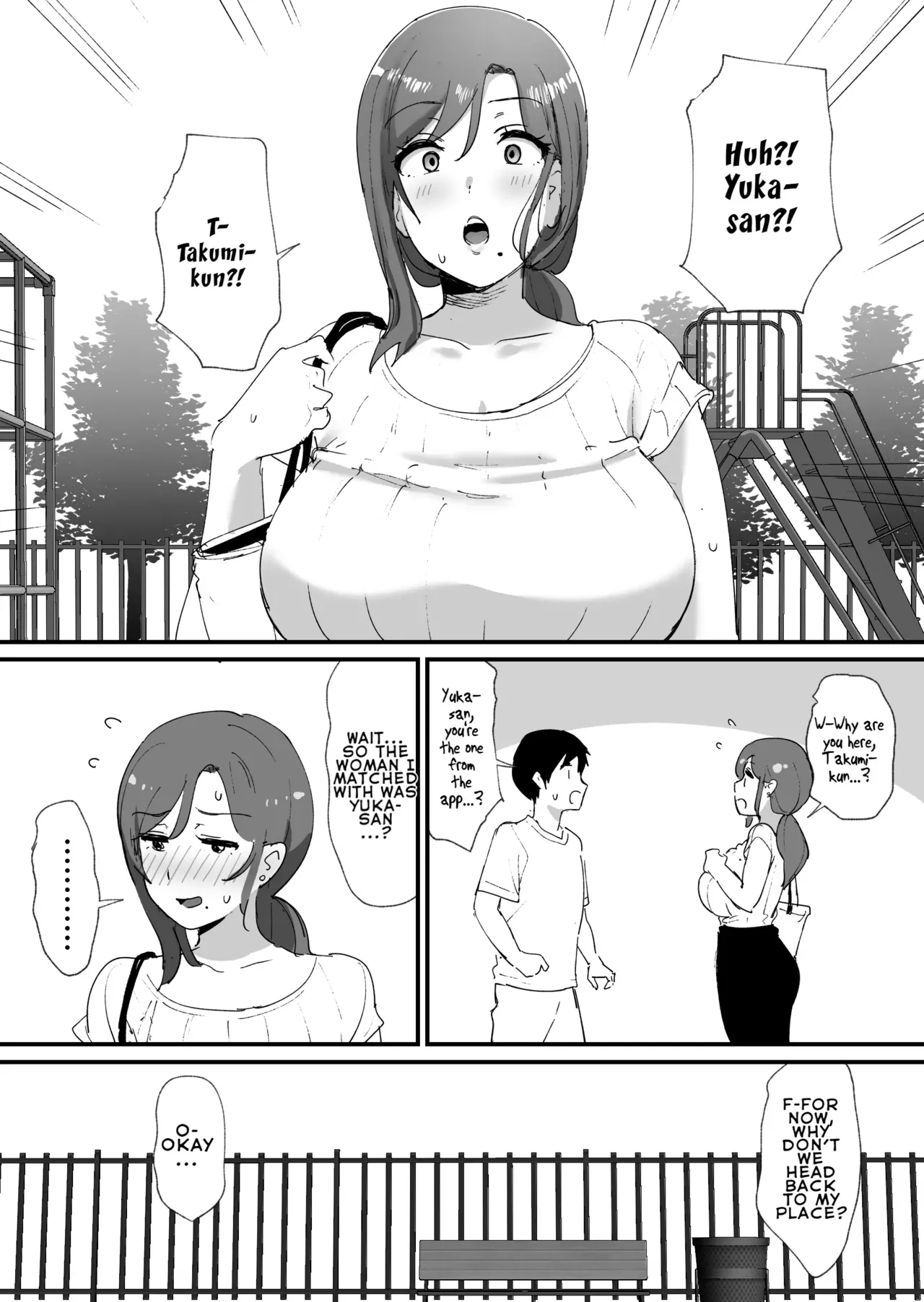 [Okuta Koubou (Okuta)] Akogare no Tomo Mama to Matching Shita Ken | The Time I Matched With My Admired Friend's Mom [English] [LKK•Scans] [Digital] - Page 8