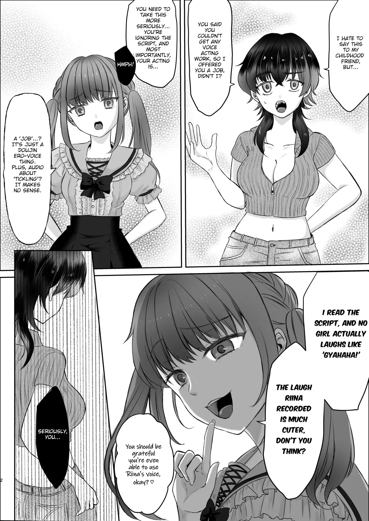 [Dengeki Uzura Iinkai] Namaiki Joshi Kusuguri Genkai Lesson Daihon Doori Dekinakya Owararemasen | Sassy Girl Tickling Limit Lessons: If You Can't Follow the Scripts, You Don't Get to Stop! - Page 2