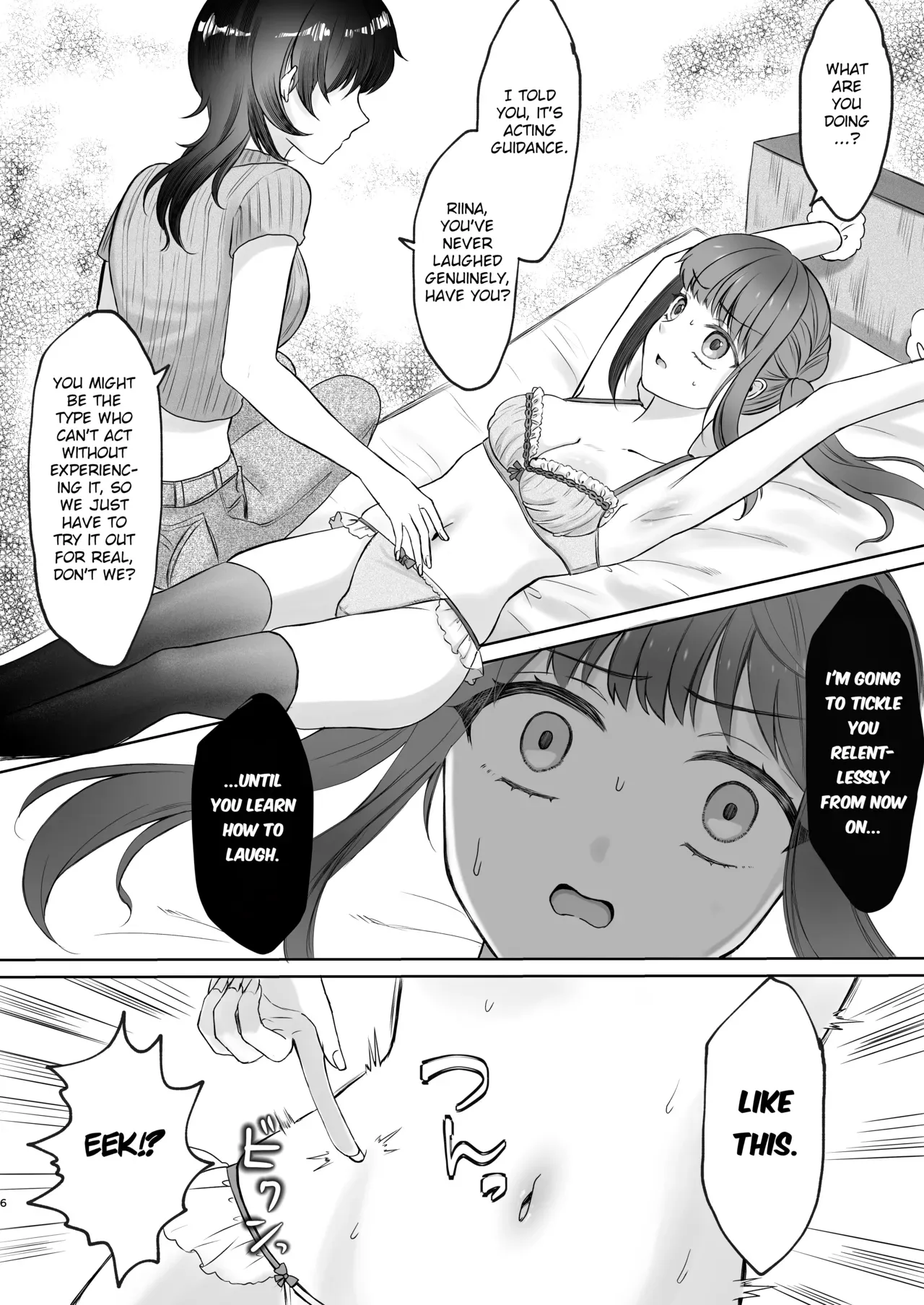 [Dengeki Uzura Iinkai] Namaiki Joshi Kusuguri Genkai Lesson Daihon Doori Dekinakya Owararemasen | Sassy Girl Tickling Limit Lessons: If You Can't Follow the Scripts, You Don't Get to Stop! - Page 6