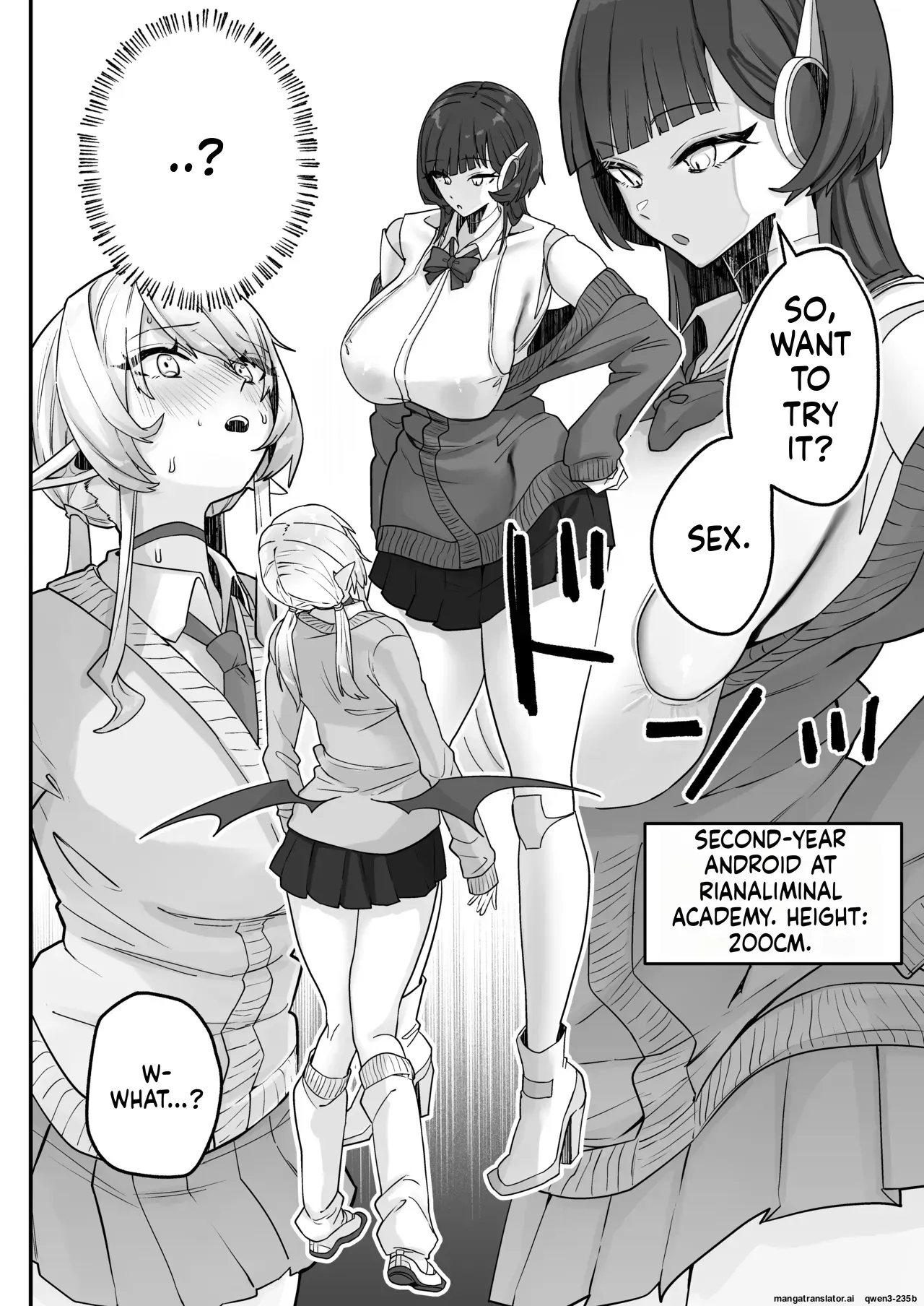 [Shafutsutei Shoudoku (Byakudan)] Houkago, Android to Succubus wa. | After School, Android and Succubus. [English] [Digital] - Page 5
