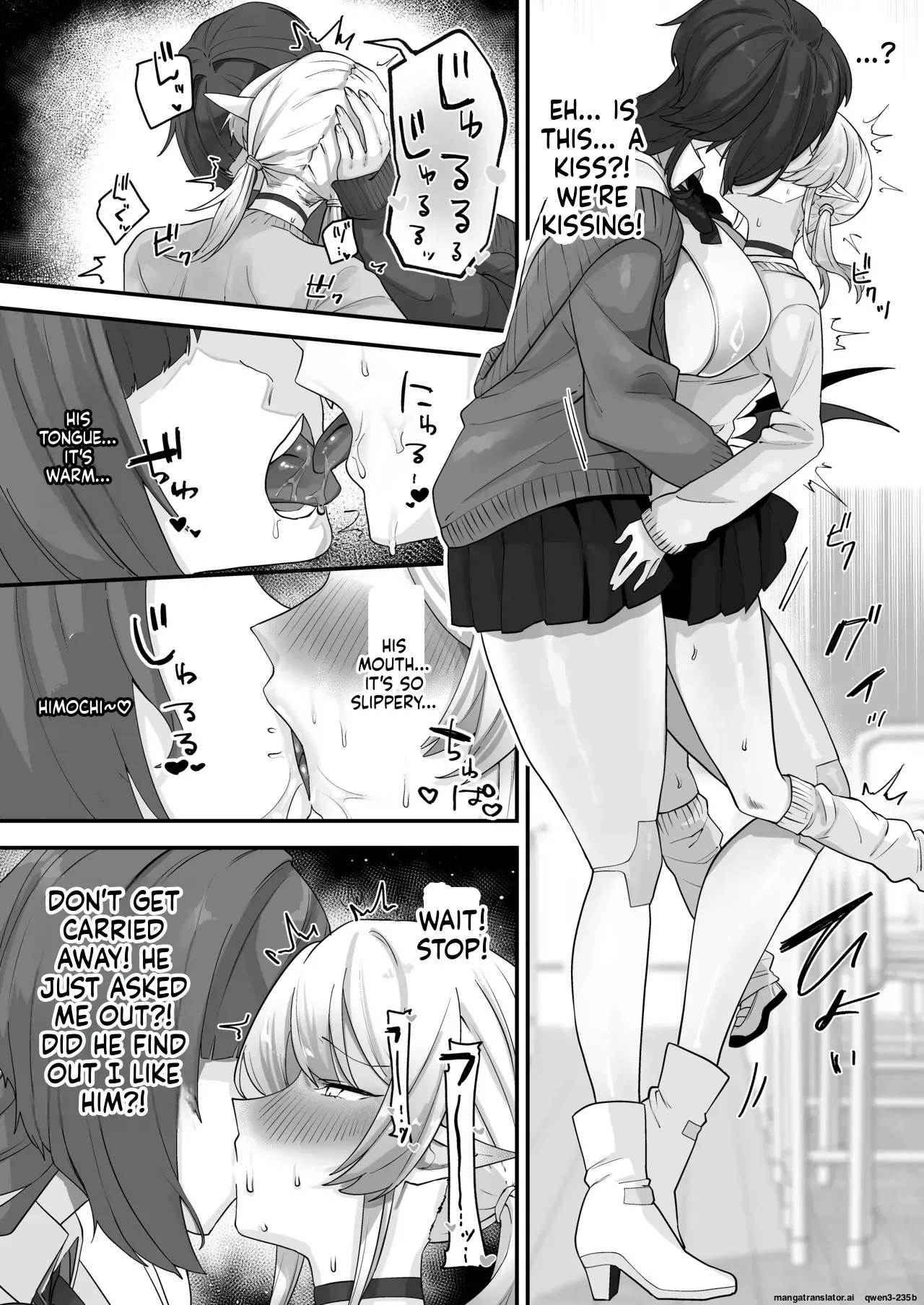 [Shafutsutei Shoudoku (Byakudan)] Houkago, Android to Succubus wa. | After School, Android and Succubus. [English] [Digital] - Page 8