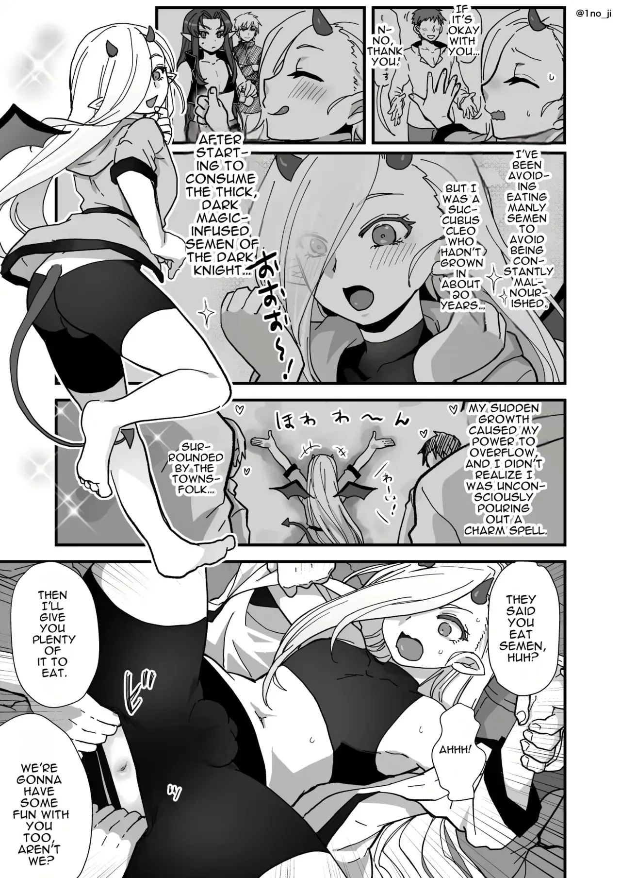 [Orgasm Slap (Ichino Milk)] Maou-gun no Moto Kanbu ga Yuusha ni Makete Mesu ni Sareru Hanashi 3 [English] - Page 10