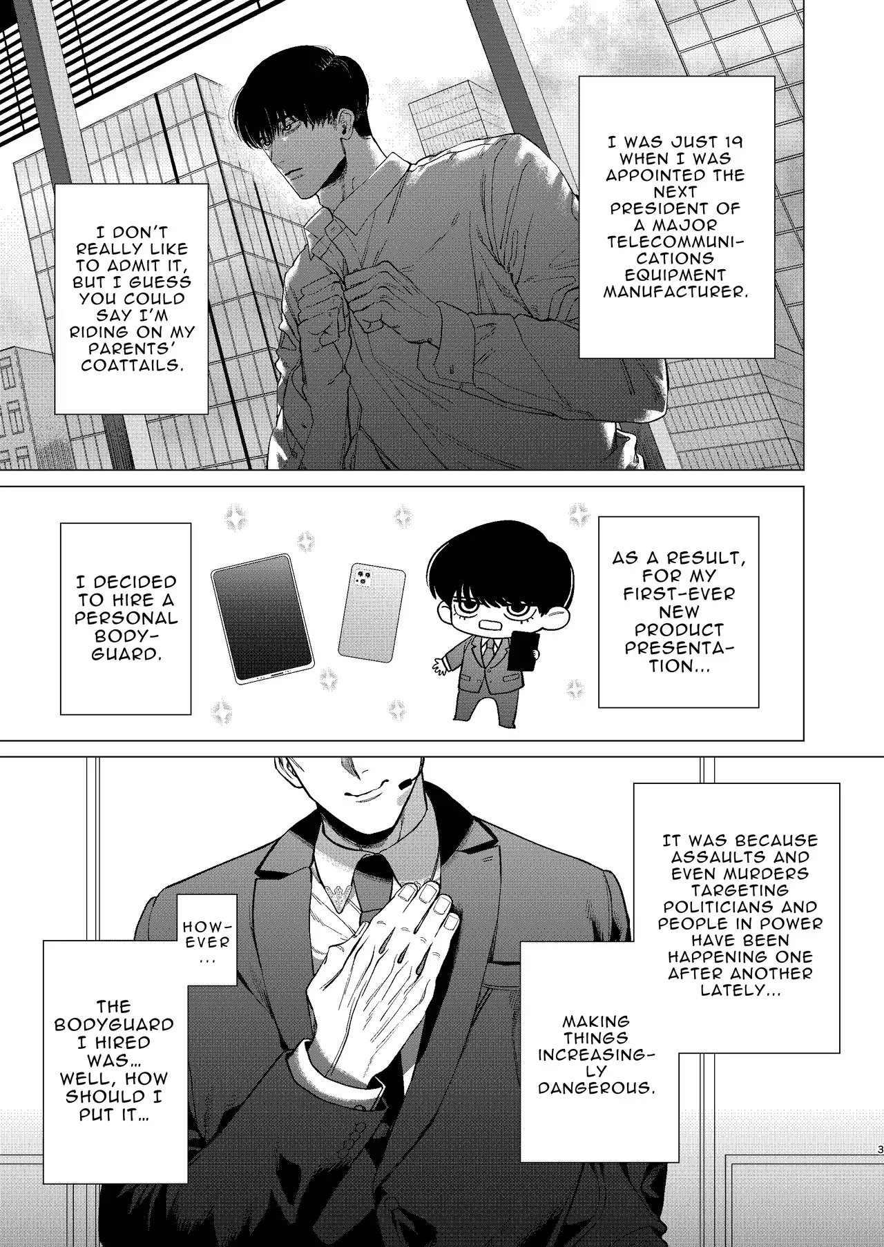 [KANIPANKO (Kanipan Munshamushi)] My Bodyguard is a Muscular Blonde and Horny Hunk?! - Page 2