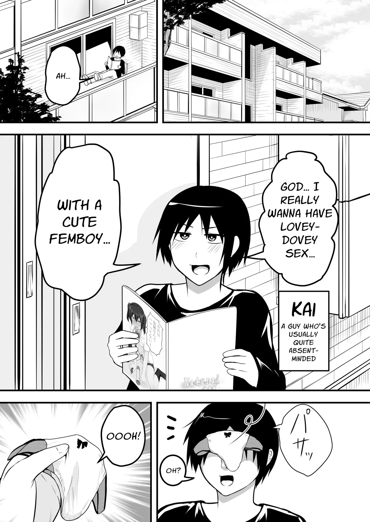 [Natural One (Toodoo Yuuichi)] Kawaii Otoko no Ko to IchaLove Homo-Sex shite~ | I Want to Have Lovey-Dovey Homo Sex with a Cute Femboy [English] [Stationary Target] - Page 3