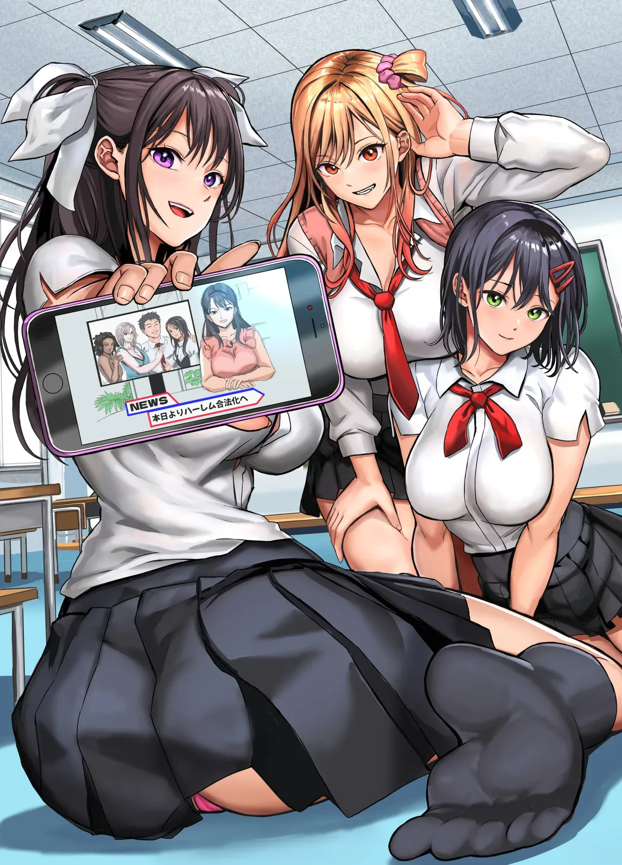 [Hokekiyo Carnival (Houhokekiyo)] Mujintou Sounan Harem | Deserted Island Castaway Harem  [English] {Doujins.com} - Page 3