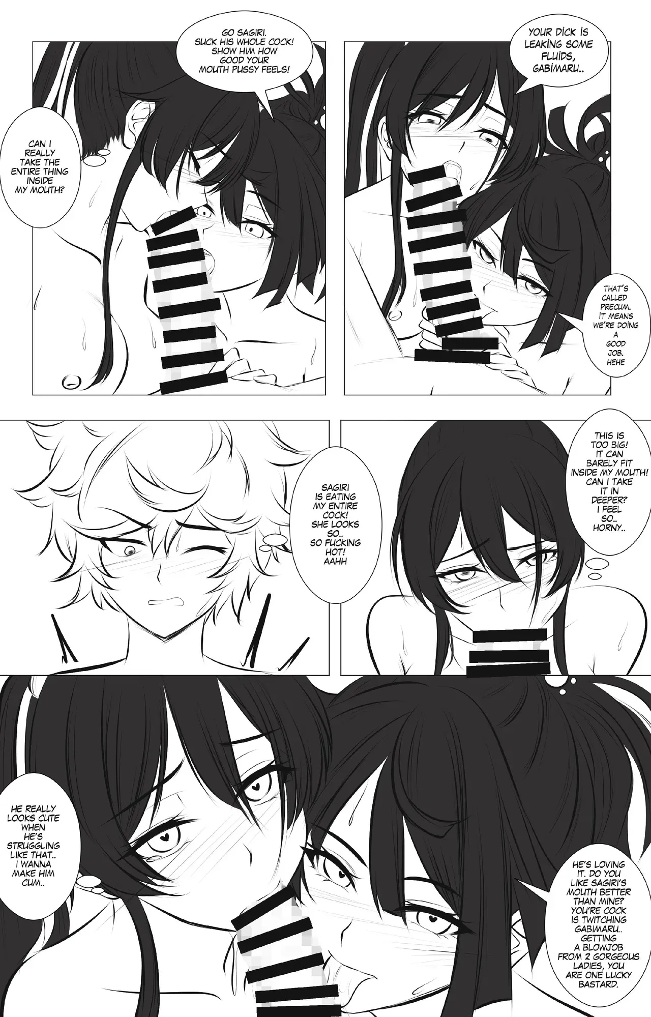 [Aishcream] Girl's Paradise - Sagiri Vs. Yuzuriha Pt. 1 (Jigokuraku) - Page 8