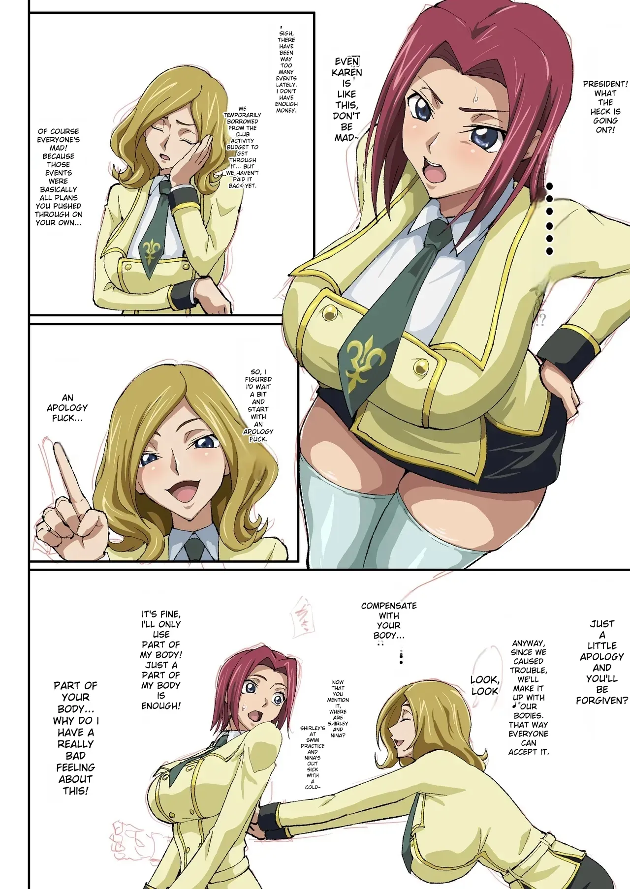 [Iwao] Kallen Manga (Kari) 1+2+3+4 (Code Geass: Lelouch of the Rebellion) - Page 9