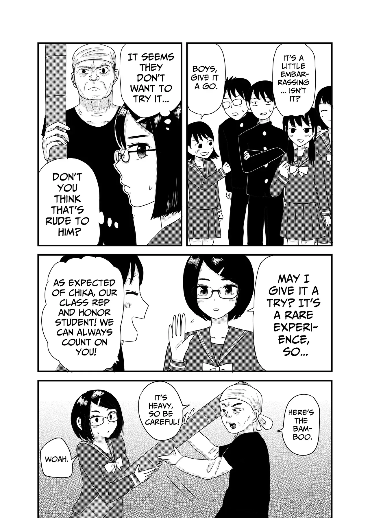 [Mizuko no Pasta (Kinoko Kurage)] Fully Naked Humiliating Bamboo Kneaded Ramen Noodles [English] [Translators Unite] [Digital] - Page 3