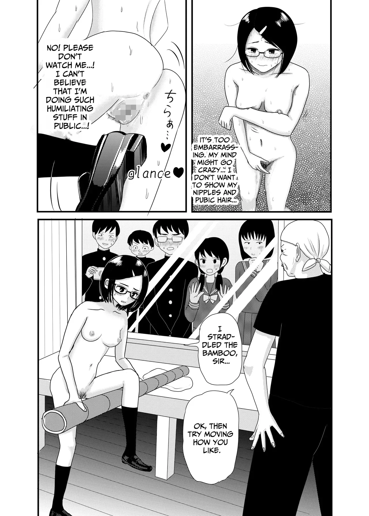 [Mizuko no Pasta (Kinoko Kurage)] Fully Naked Humiliating Bamboo Kneaded Ramen Noodles [English] [Translators Unite] [Digital] - Page 9