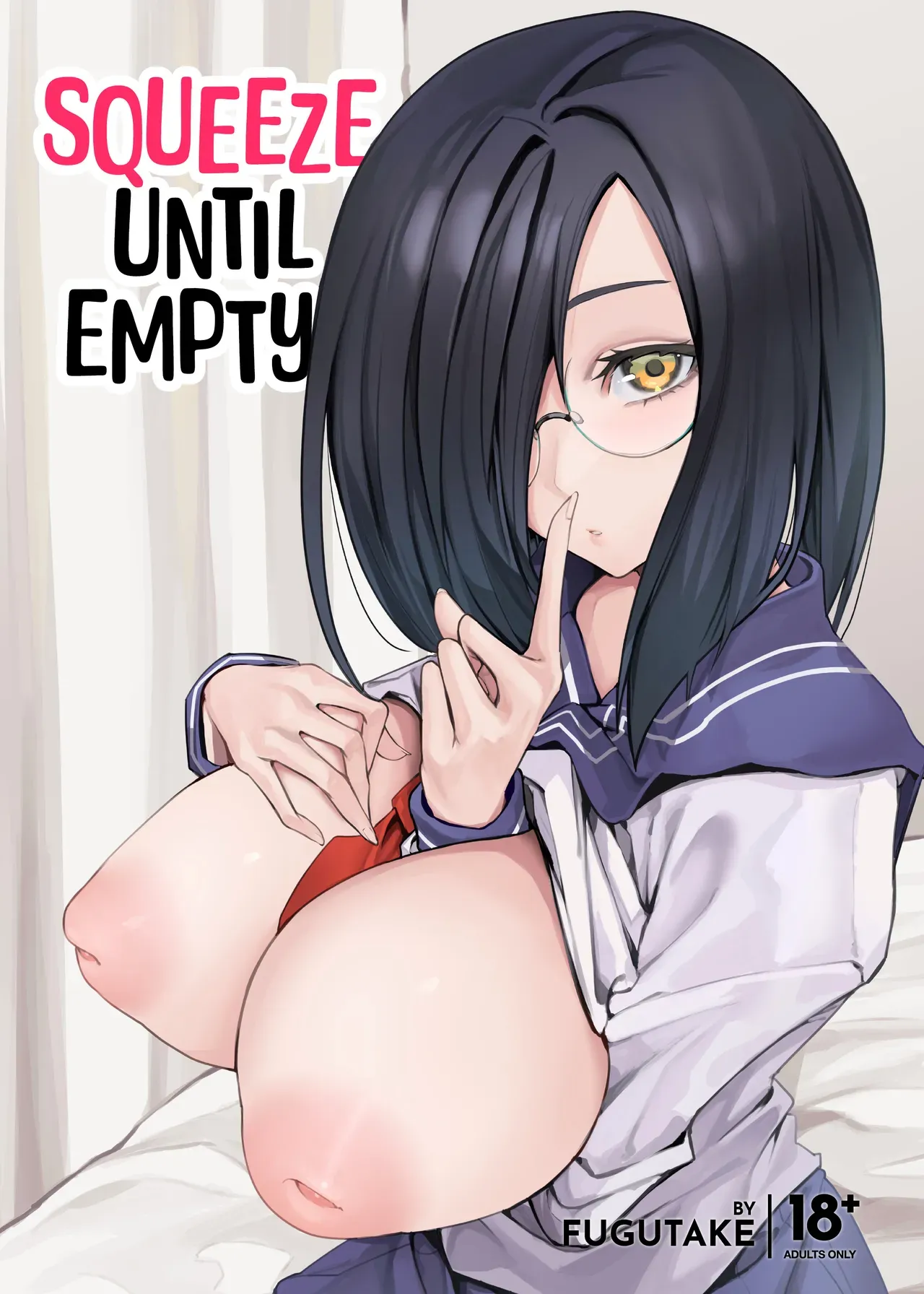 [Fuguta-ke] Kyonyuu Kanojo ni Hitasura Shibori Toraremakuru Hanashi | Squeeze Until Empty [English] [J18] [Decensored] [Digital] - Page 1