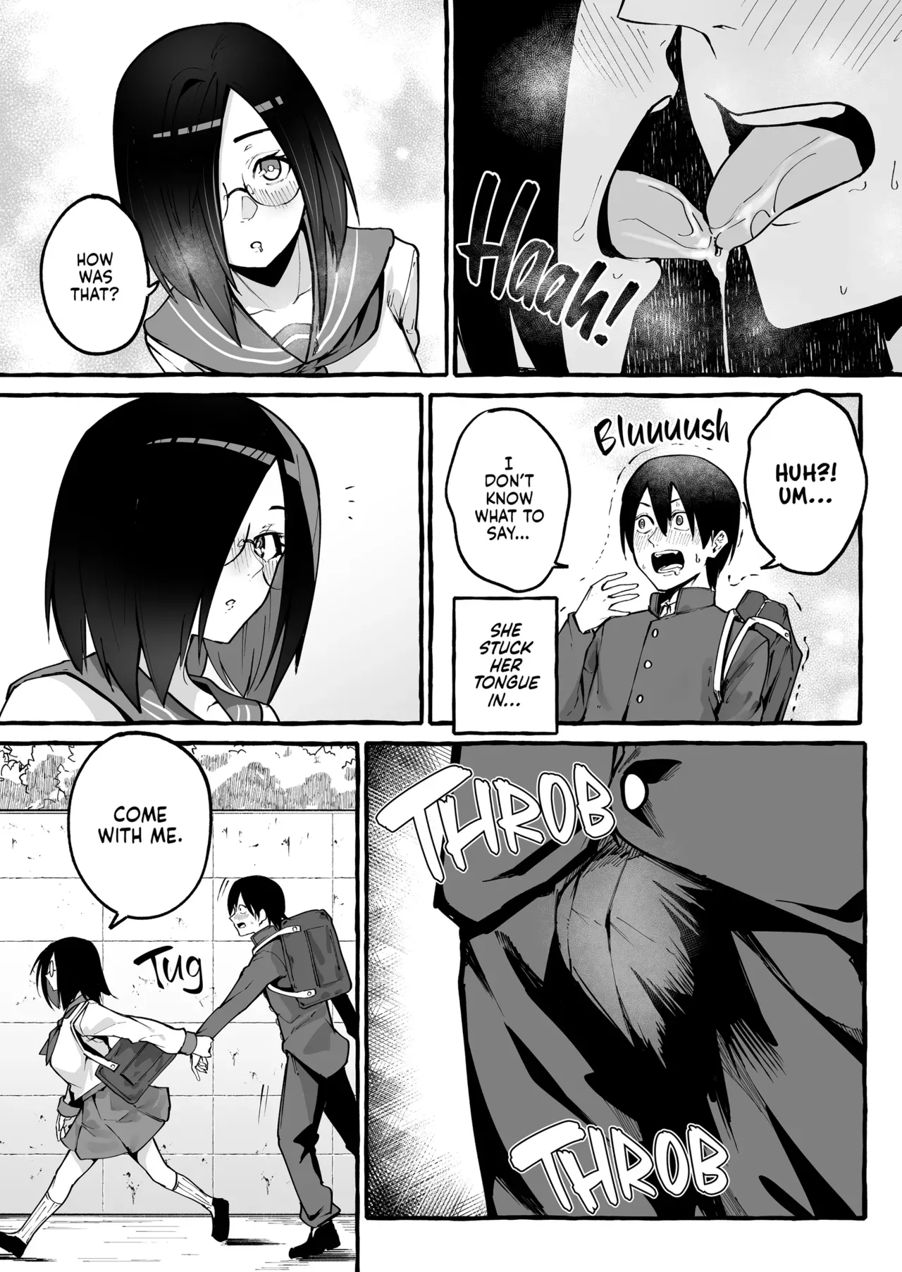 [Fuguta-ke] Kyonyuu Kanojo ni Hitasura Shibori Toraremakuru Hanashi | Squeeze Until Empty [English] [J18] [Decensored] [Digital] - Page 8
