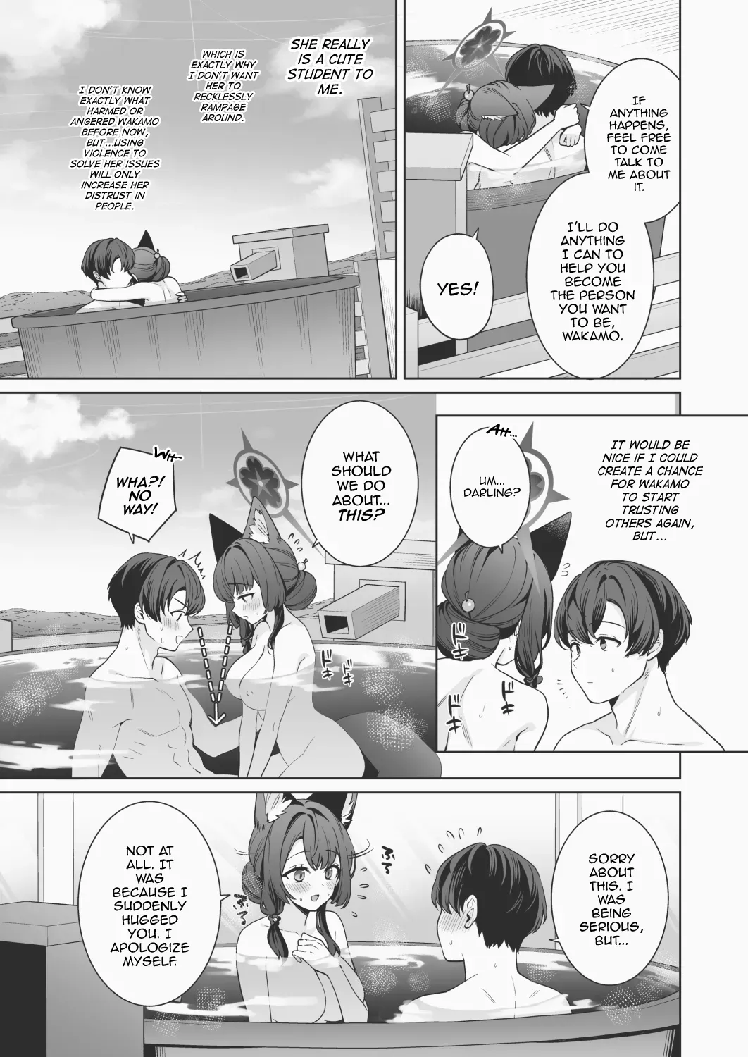 [Ichinomiya] Onsen Kai Wakamo-bon Omake Ecchi Manga | Hot Spring Wakamo Book Bonus Sex Manga (Blue Archive) [English] [mysterymeat3] - Page 8