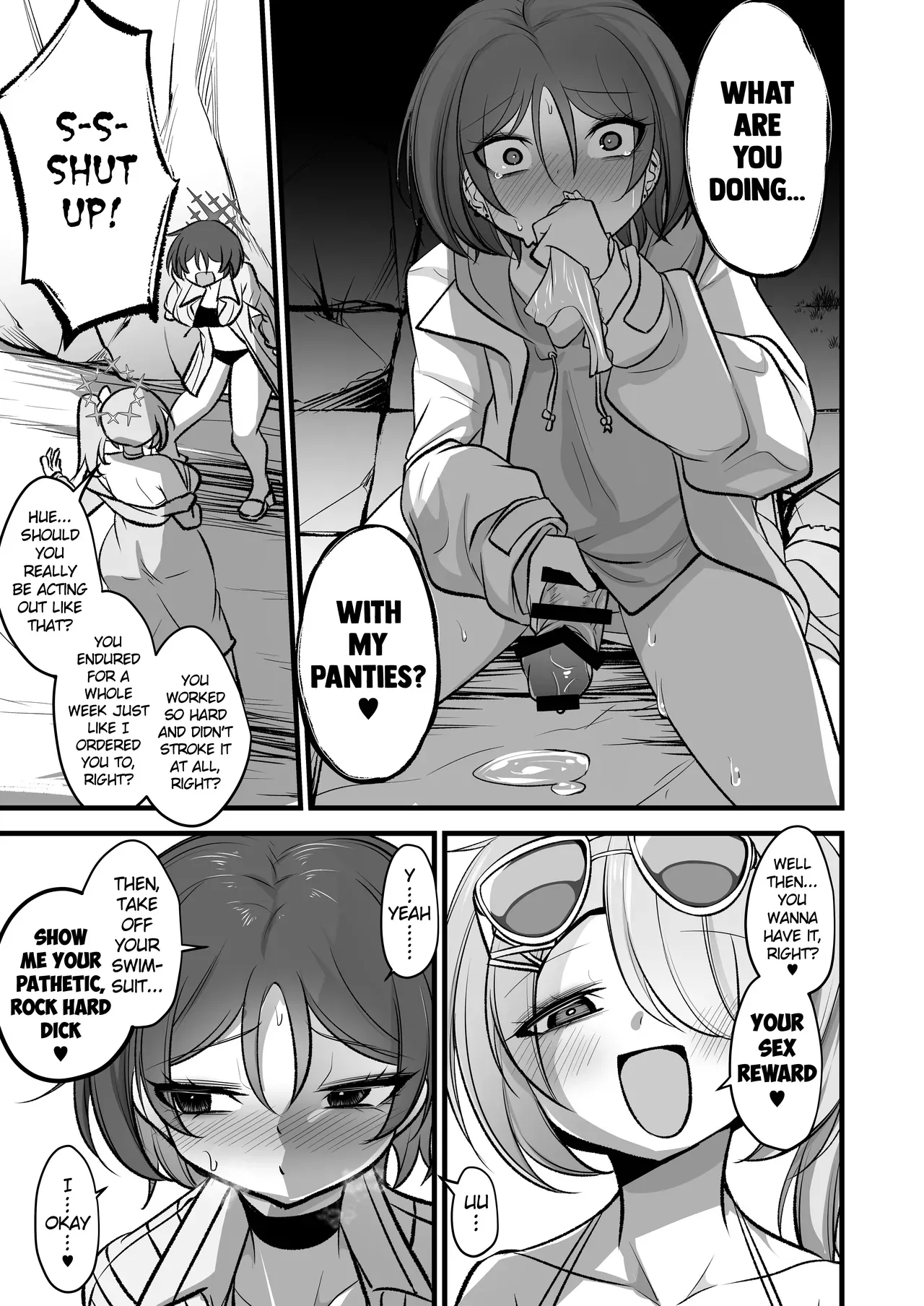 [Akagai (Mine Thrower)] Do-S Hiyori VS Futa-chin Misaki-chan (Blue Archive) [English] [Digital] - Page 4