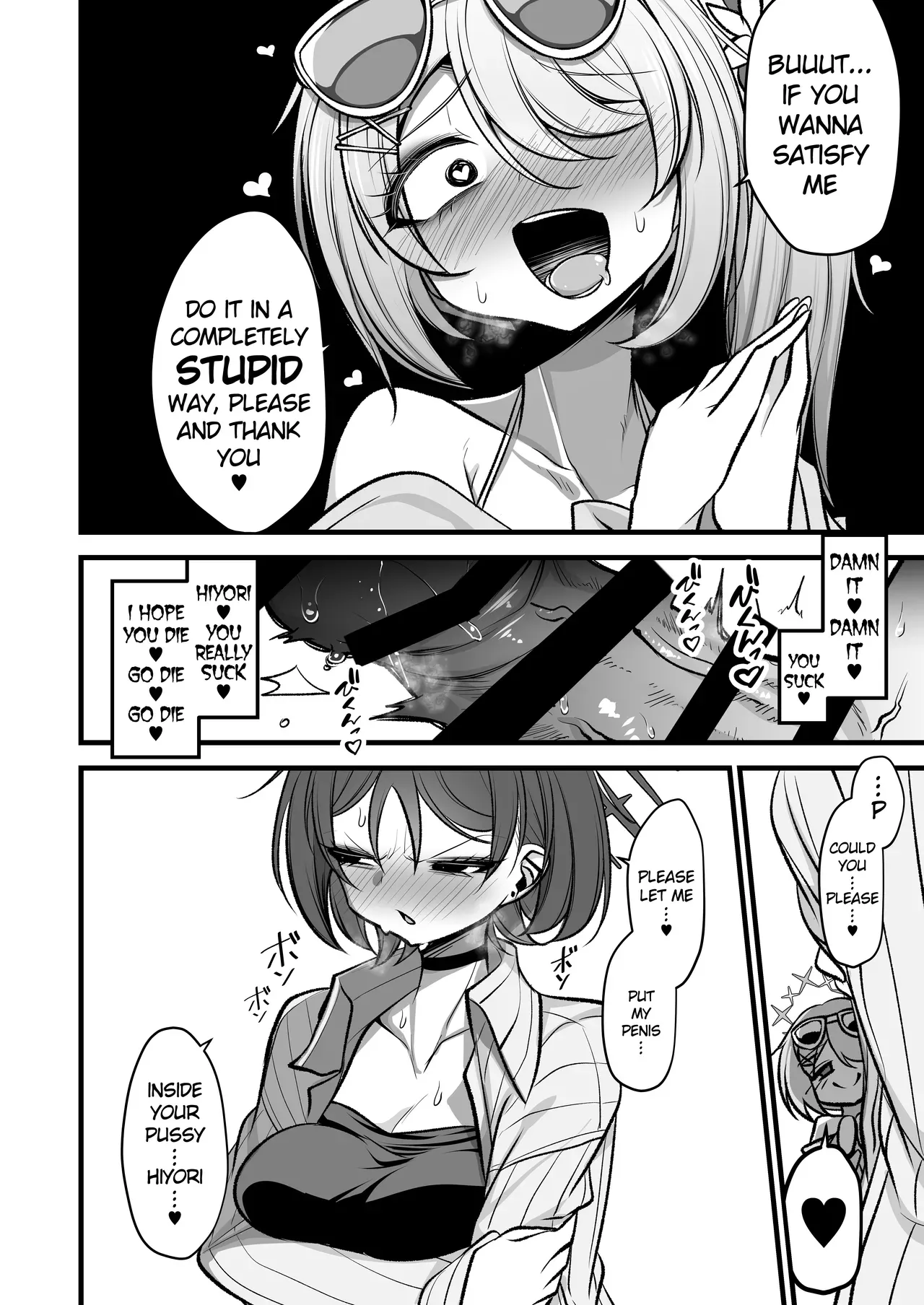 [Akagai (Mine Thrower)] Do-S Hiyori VS Futa-chin Misaki-chan (Blue Archive) [English] [Digital] - Page 9
