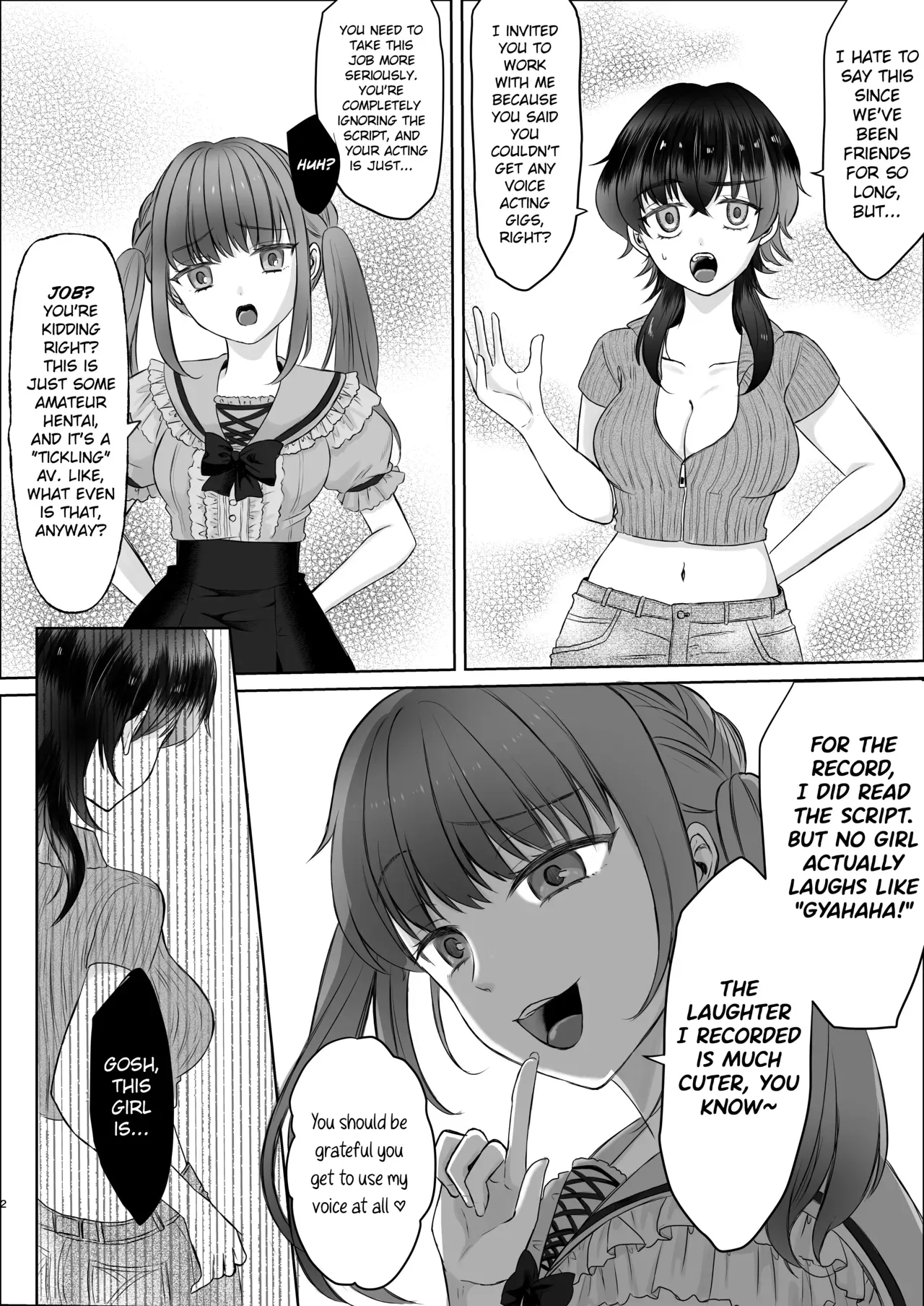 [Dengeki Uzura Iinkai] Namaiki Joshi Kusuguri Genkai Lesson Daihon Doori Dekinakya Owararemasen | Tickle Endurance Lesson For The Cocky Girl: It Won't Stop Until You Follow The Script To The Letter! [English] - Page 3