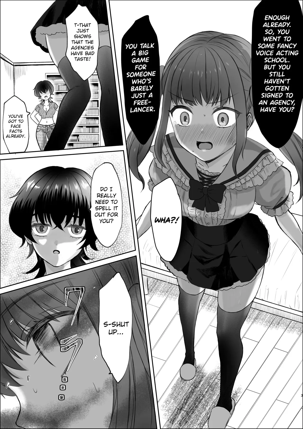 [Dengeki Uzura Iinkai] Namaiki Joshi Kusuguri Genkai Lesson Daihon Doori Dekinakya Owararemasen | Tickle Endurance Lesson For The Cocky Girl: It Won't Stop Until You Follow The Script To The Letter! [English] - Page 4