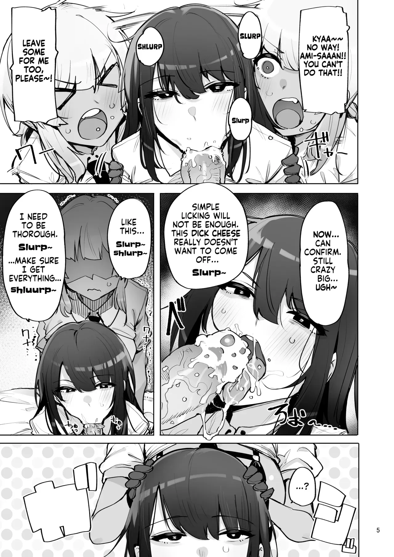 [wakamaker (wakamesan)] Anata no Semen Kaishuu Shimasu 3 | I'll collect your semen 3 [English] [KM_42] [Decensored] [Digital] - Page 6