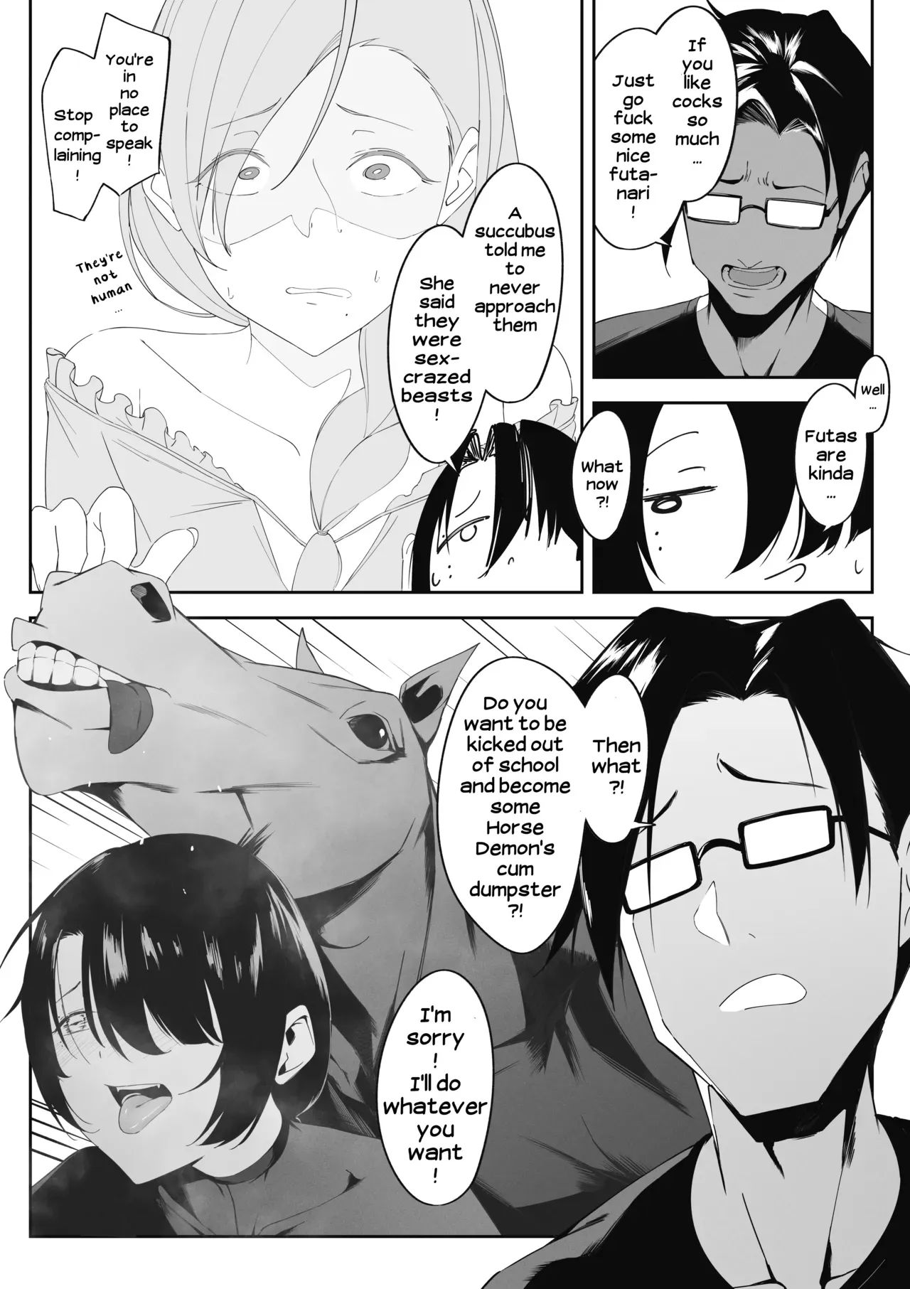 [Uchi no Yoko (Hanamaru Sensei)] Otokonoko Incubus no Kuchuu | Femboy Incubus in Distress [English] - Page 5