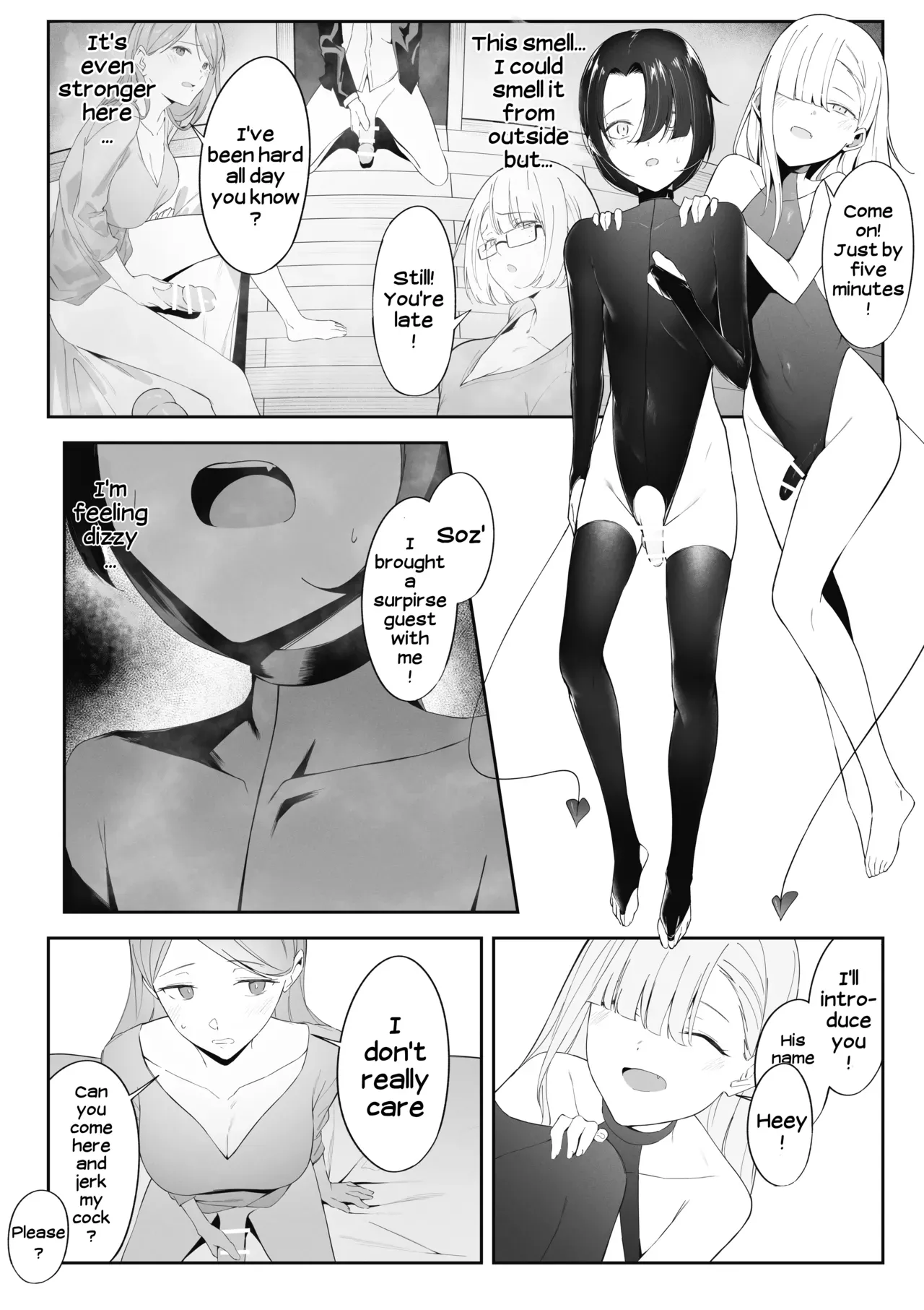 [Uchi no Yoko (Hanamaru Sensei)] Otokonoko Incubus no Kuchuu | Femboy Incubus in Distress [English] - Page 9