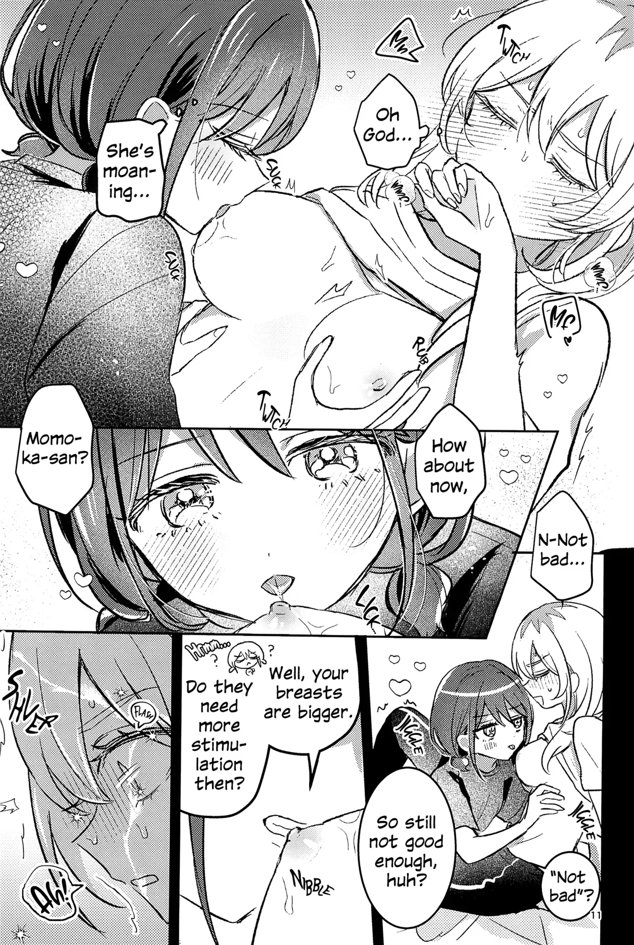 (Zenbu Buchikome. 7) [Hamu-chan Daisuki (Momi)] One Room, One Moment (Girls Band Cry) [English] - Page 10
