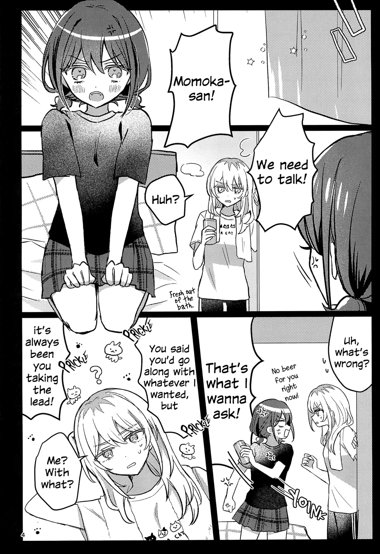 (Zenbu Buchikome. 7) [Hamu-chan Daisuki (Momi)] One Room, One Moment (Girls Band Cry) [English] - Page 3