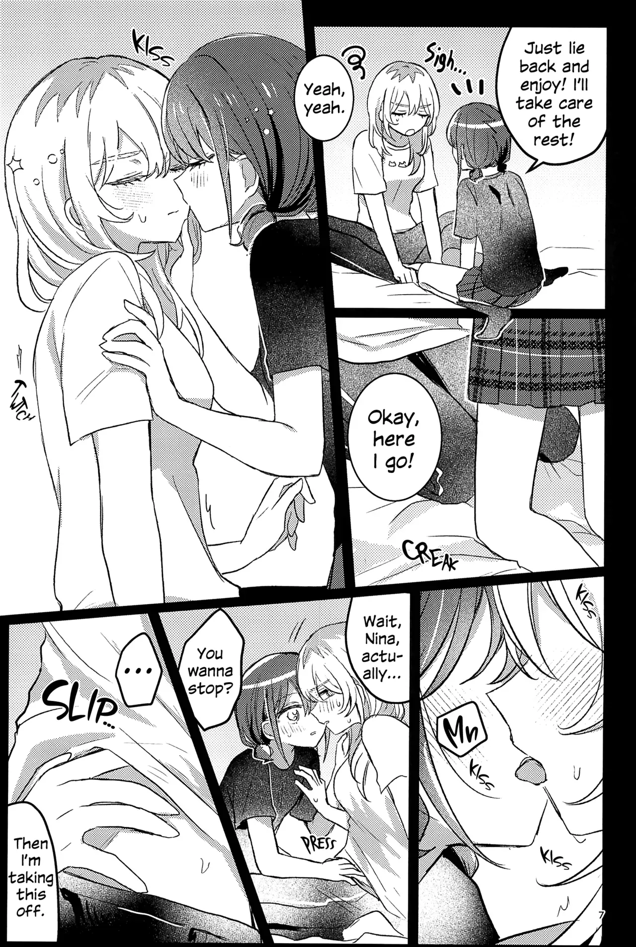(Zenbu Buchikome. 7) [Hamu-chan Daisuki (Momi)] One Room, One Moment (Girls Band Cry) [English] - Page 6