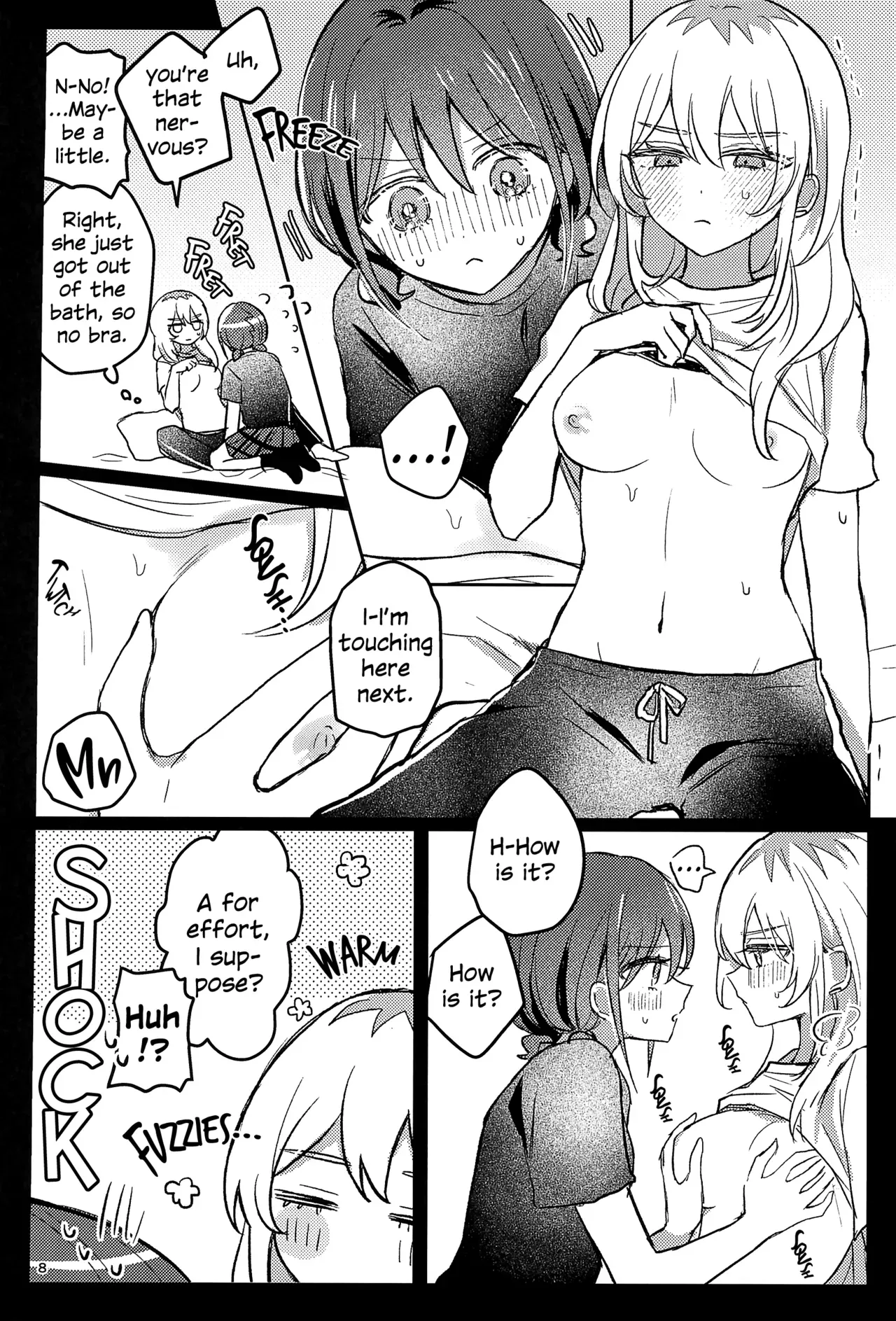 (Zenbu Buchikome. 7) [Hamu-chan Daisuki (Momi)] One Room, One Moment (Girls Band Cry) [English] - Page 7