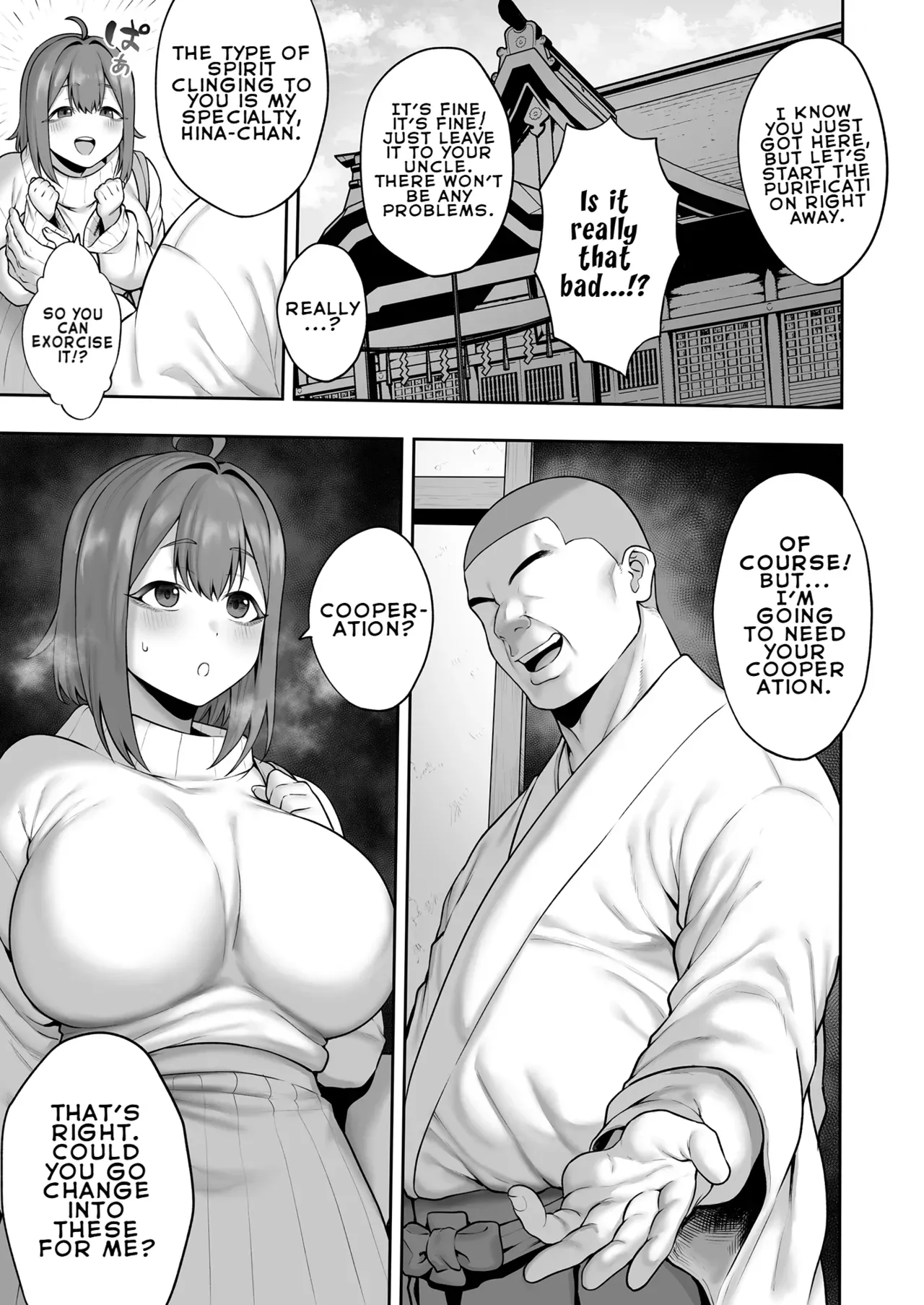 [Hitsuji no Udonya (Inamimi)] Muchi Muchi Tennen Joshidaisei no Dosukebe Jorei Taikenroku | Record of an Innocent, Curvy, and Airheaded Female College Student's Super Lewd Exorcism Experience [English] [LKK•Scans] - Page 6
