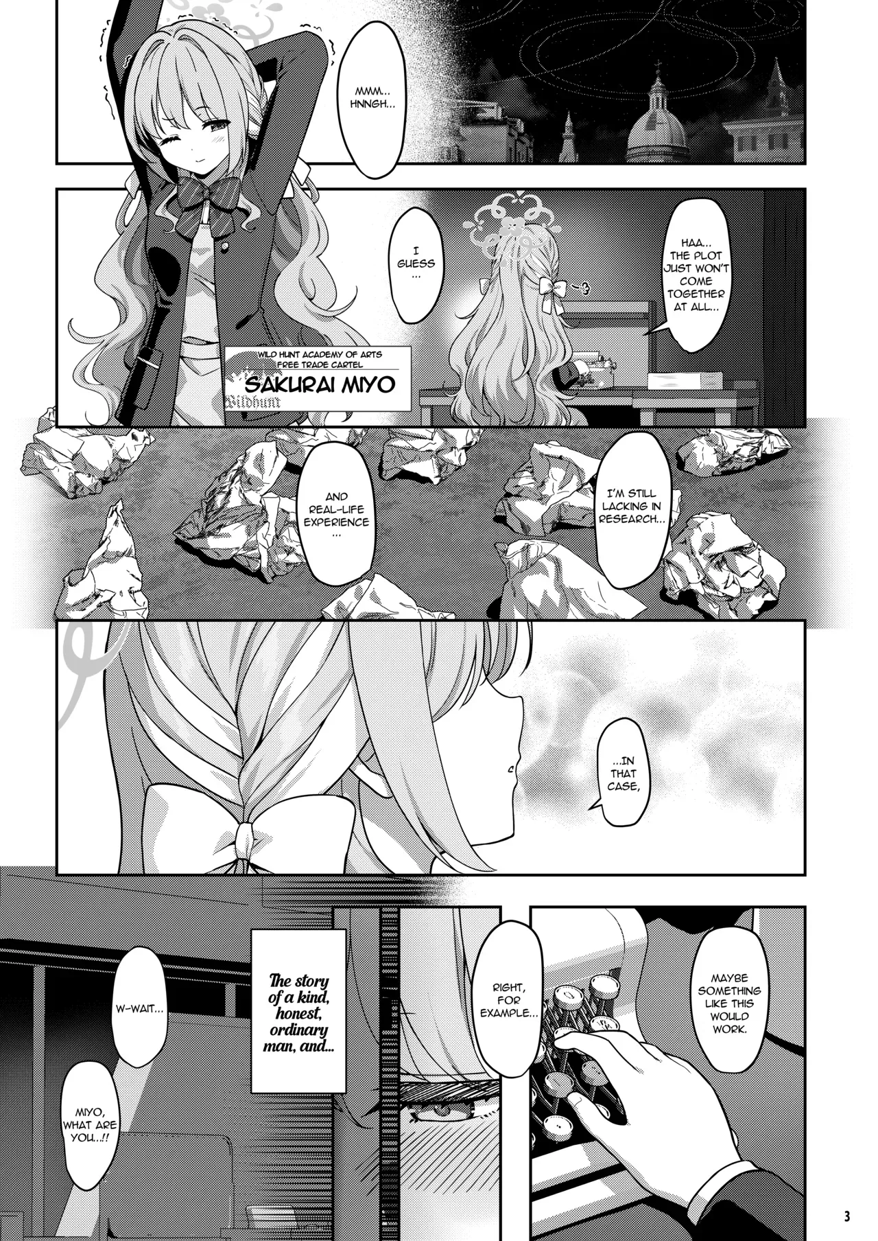 [Horizontal World (Matanonki)] Miyotogi | Miyo's Night Visit (Blue Archive) [English] [yuenai] [Digital] - Page 2