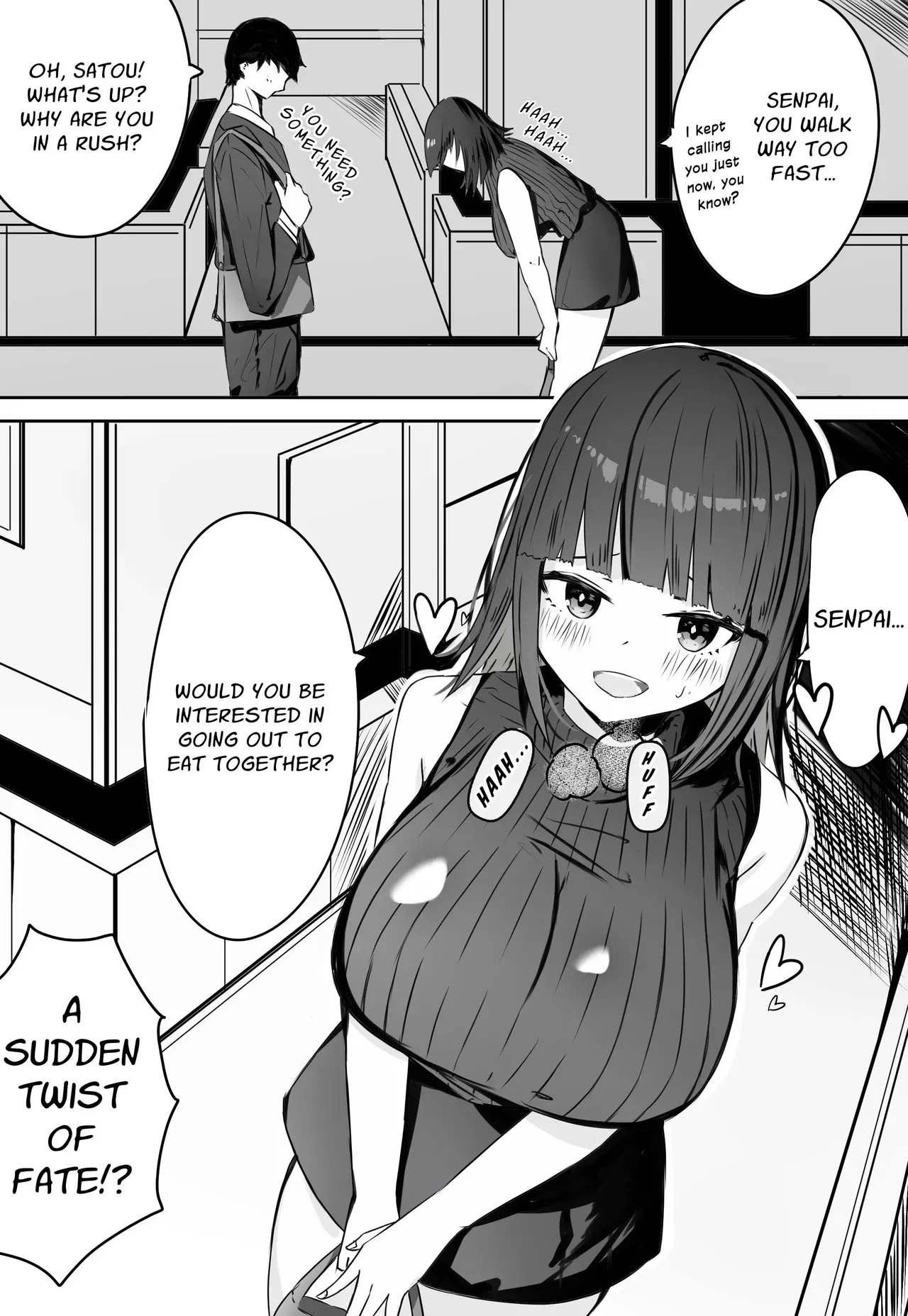 [Merukuran (Rakunagaku)] Kouhai Succubus-chan wa Senpai o Jirashitai! | The Succubus At Work Is A Teaser! [English] [Nikuchan] - Page 4