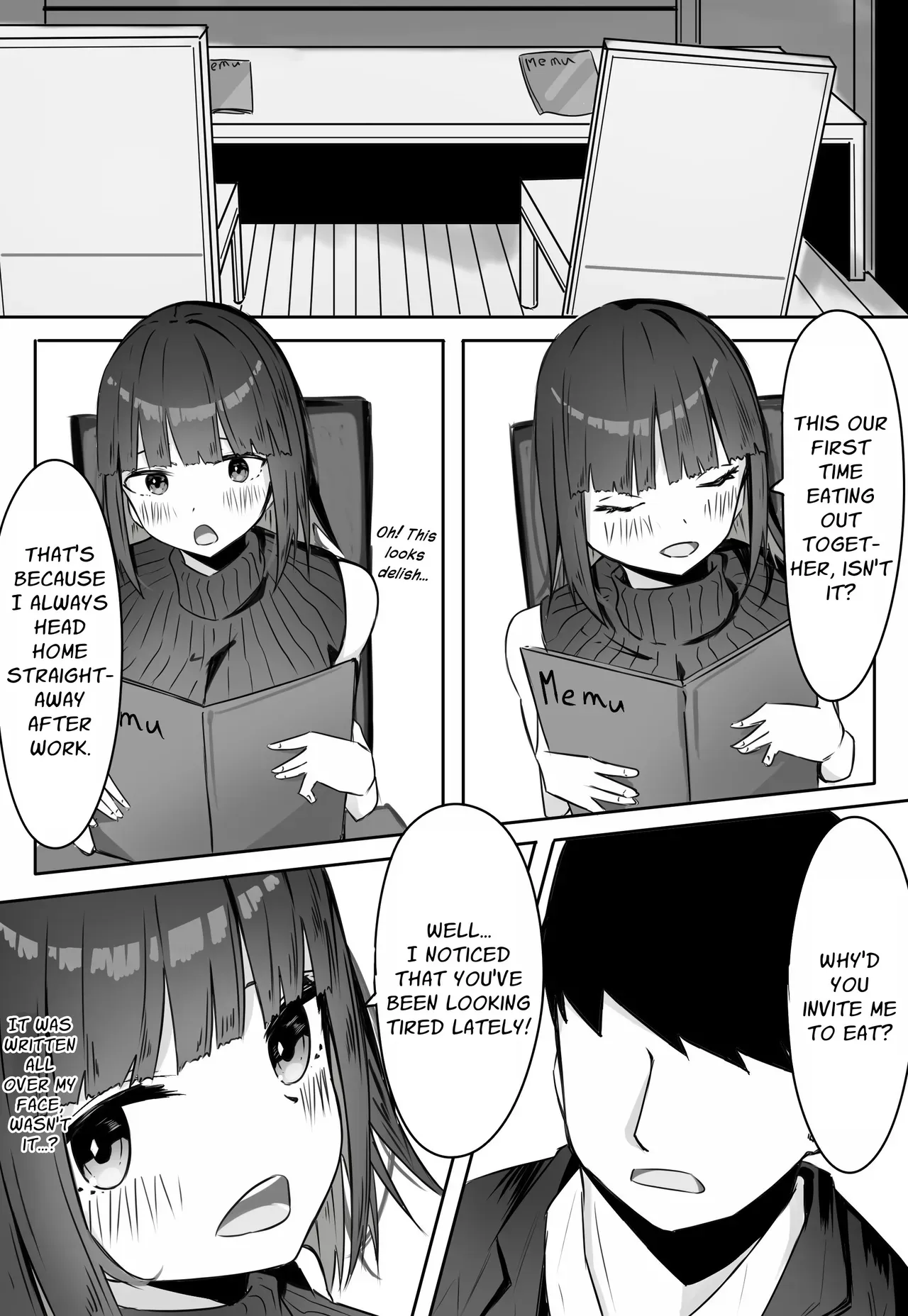 [Merukuran (Rakunagaku)] Kouhai Succubus-chan wa Senpai o Jirashitai! | The Succubus At Work Is A Teaser! [English] [Nikuchan] - Page 5