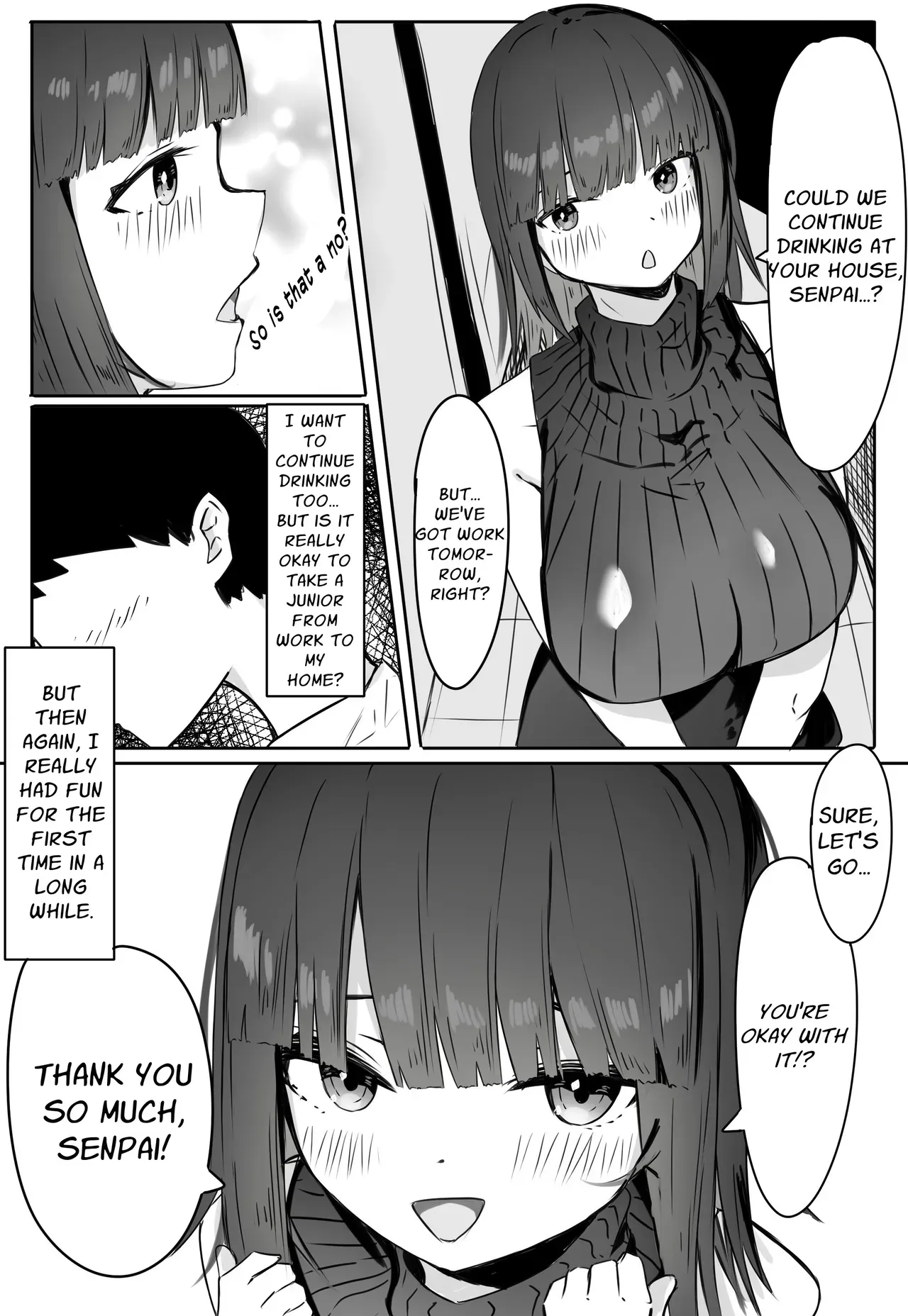 [Merukuran (Rakunagaku)] Kouhai Succubus-chan wa Senpai o Jirashitai! | The Succubus At Work Is A Teaser! [English] [Nikuchan] - Page 7