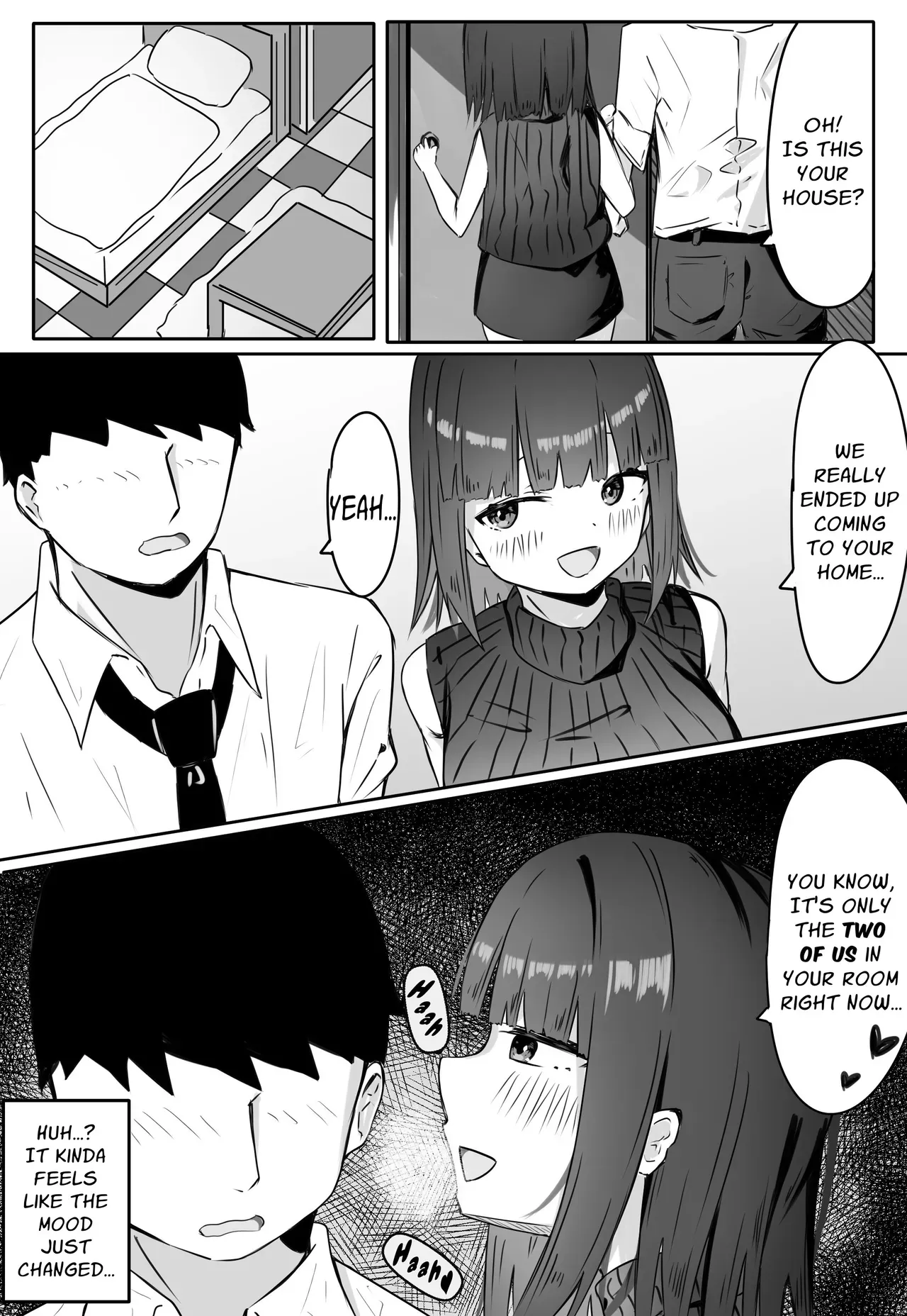 [Merukuran (Rakunagaku)] Kouhai Succubus-chan wa Senpai o Jirashitai! | The Succubus At Work Is A Teaser! [English] [Nikuchan] - Page 8