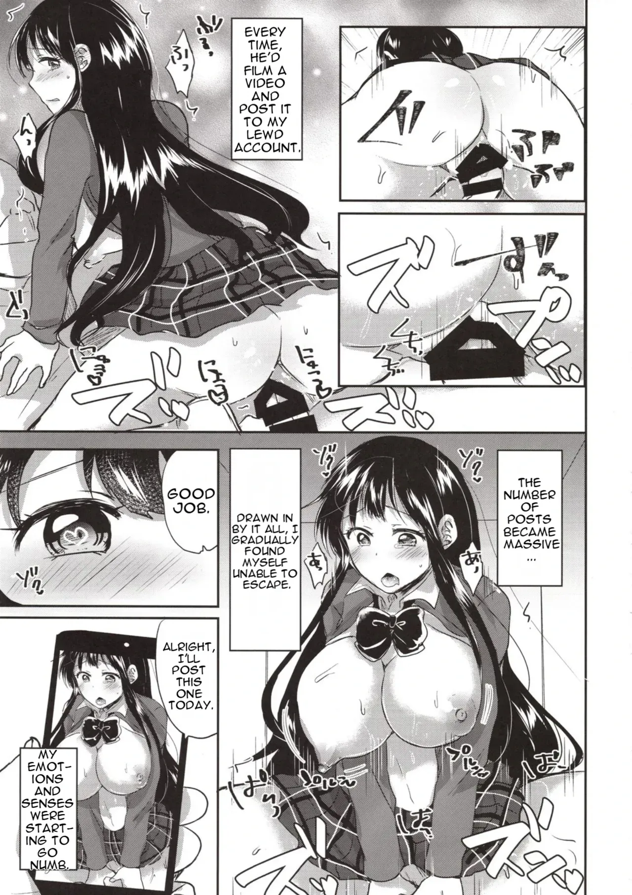 [Aquarium (Miumi)] The Class Rep Honoka's Sexual Enhancement Plan Part 2 - Page 4