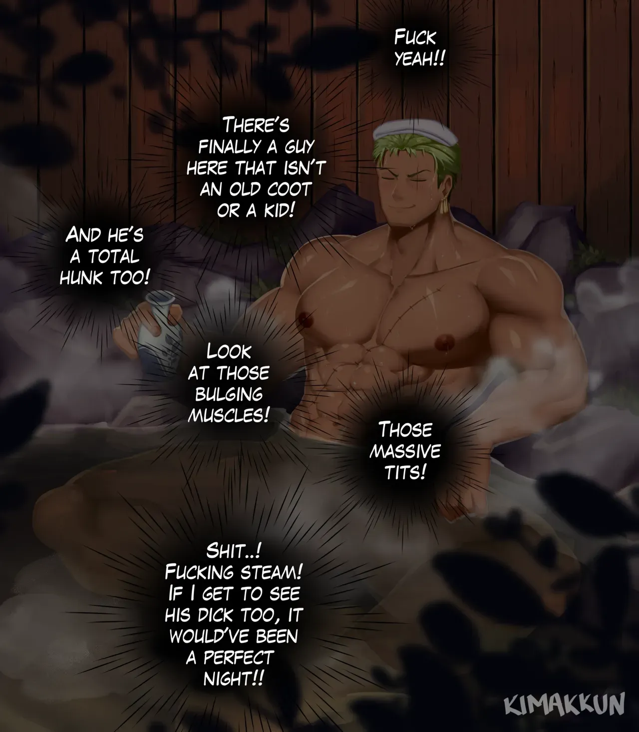 [kimakkun] Steamy Hot Spring [English + Textless & Bonus] - Page 2